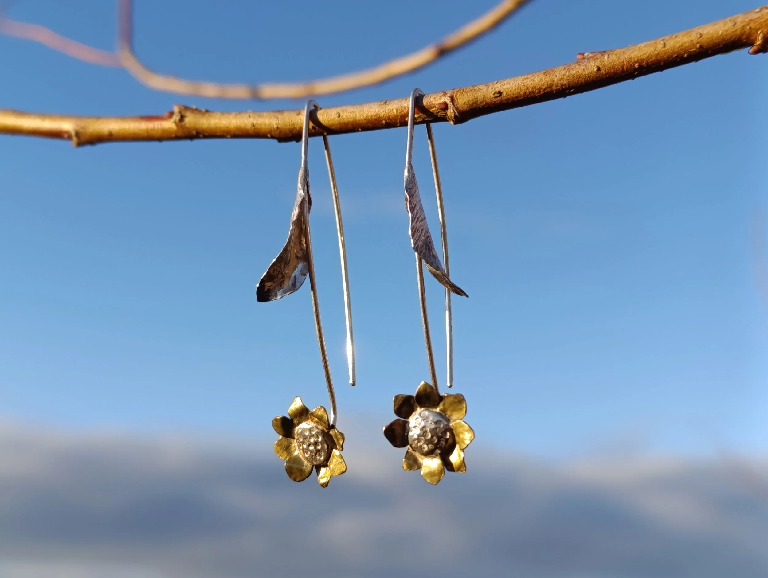 Sunflower Earrings - v.1