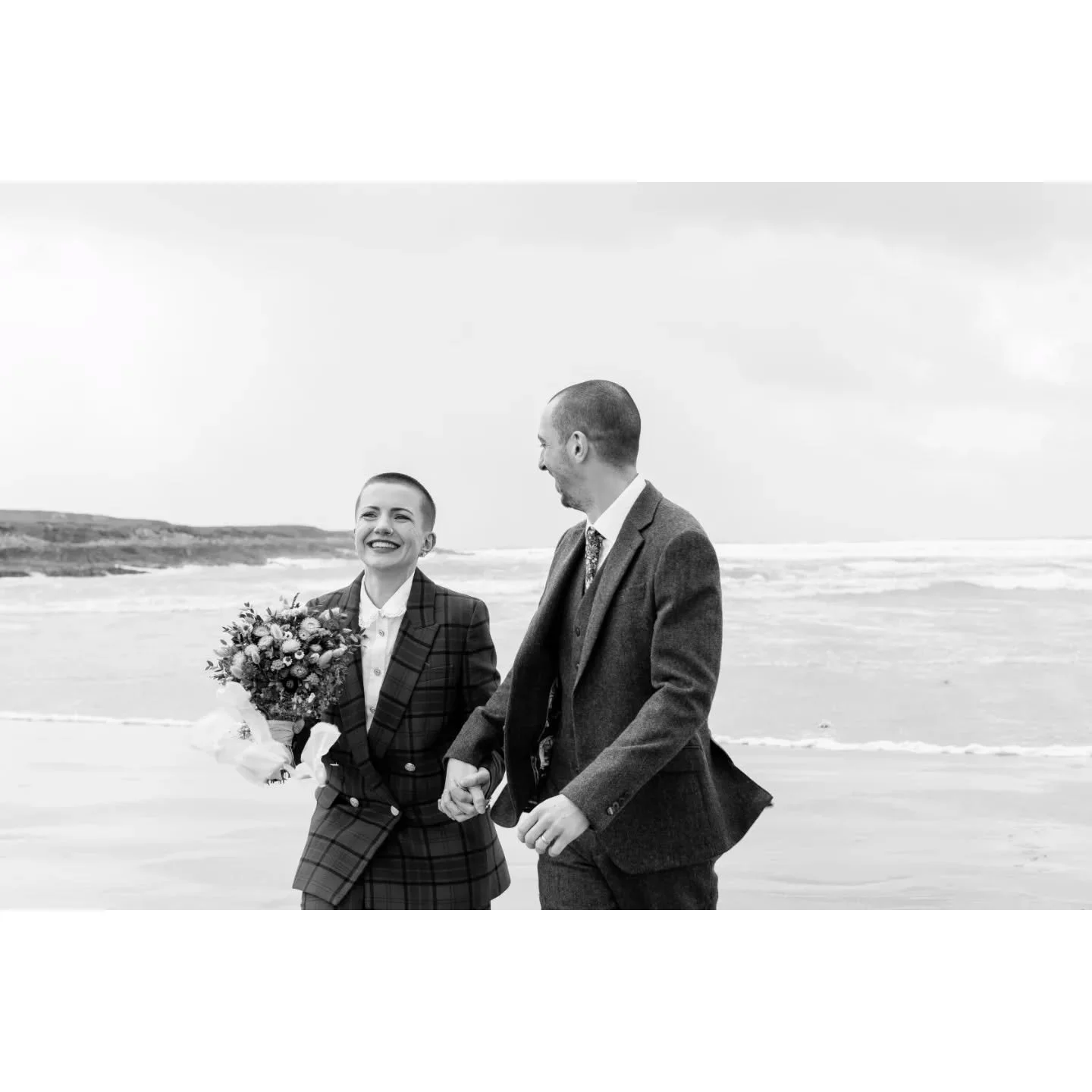 Wonderful Kevin &amp; Maria and that incredible tartan suit!!

@broadhaven_bay_hotel
@willowandwildfarm

#irelandweddingphotographers
#irelandweddingphotography #husbandandwifephotographers #mayoweddingphotographer #sligoweddingphotographer #galwaywe