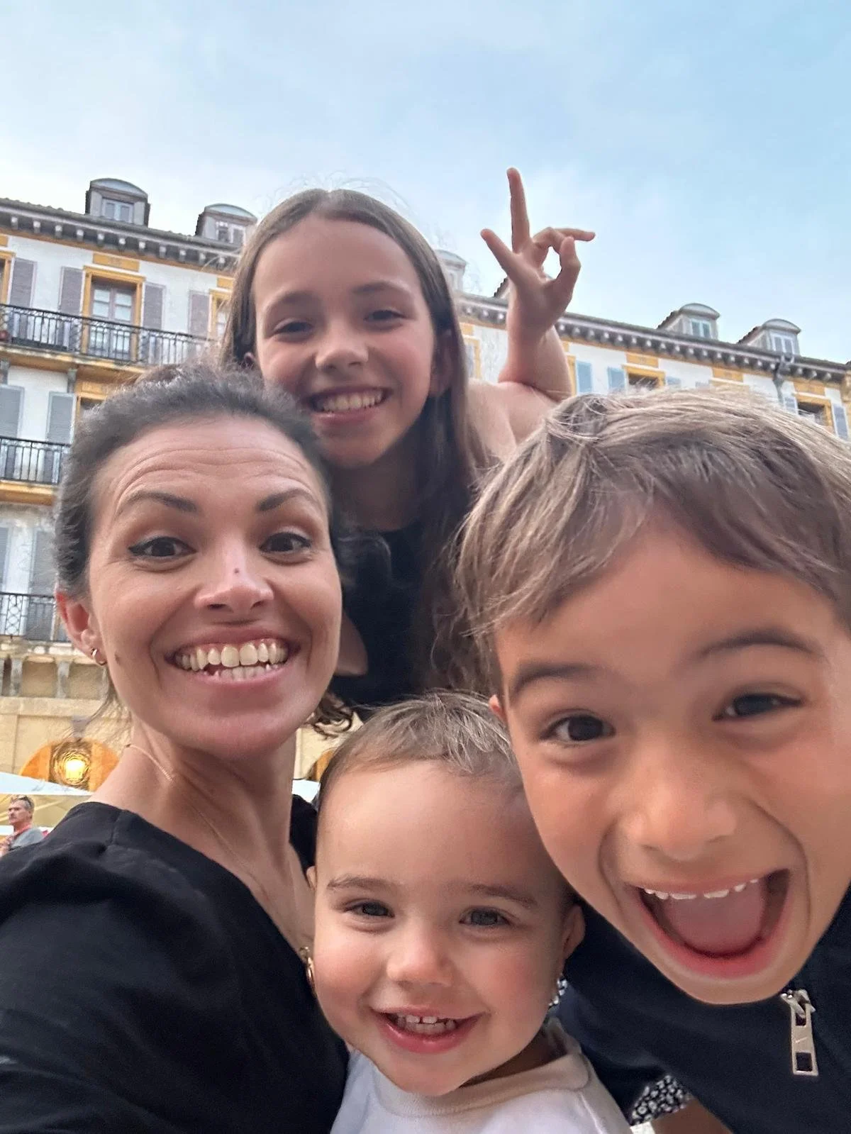 Lucie, infant sleep consultant, with her three children