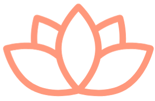 A symbol of a lotus flower, representing sleep support being made mentally and practically easier