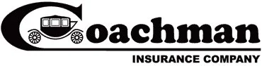 Logo of Coachman Insurance Company with a stylized carriage graphic.