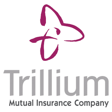 Logo of Trillium Mutual Insurance Company with a stylized purple butterfly above the company name.