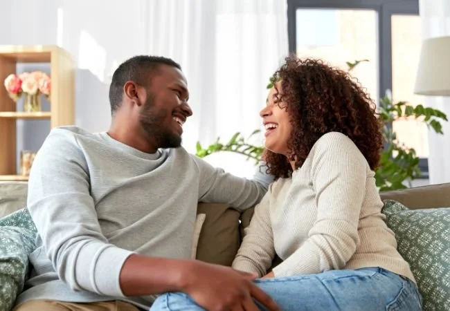 Partners discussing the possibility of starting couples therapy to strengthen their relationship in Rockville, MD.