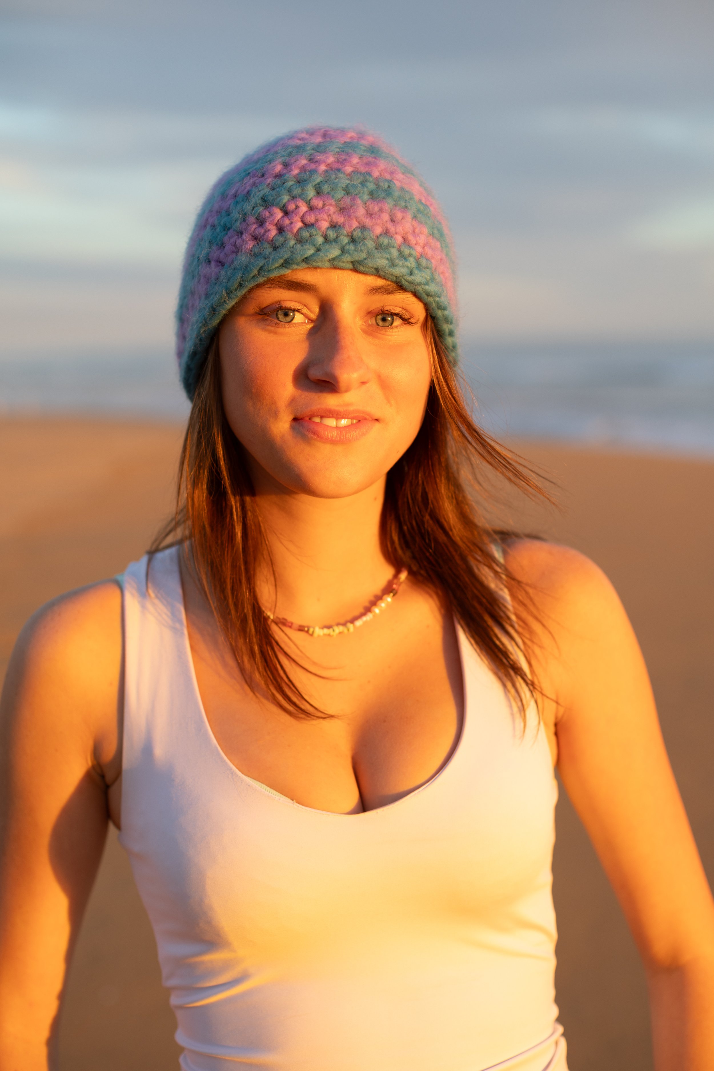 Frankie Beanie Purple
