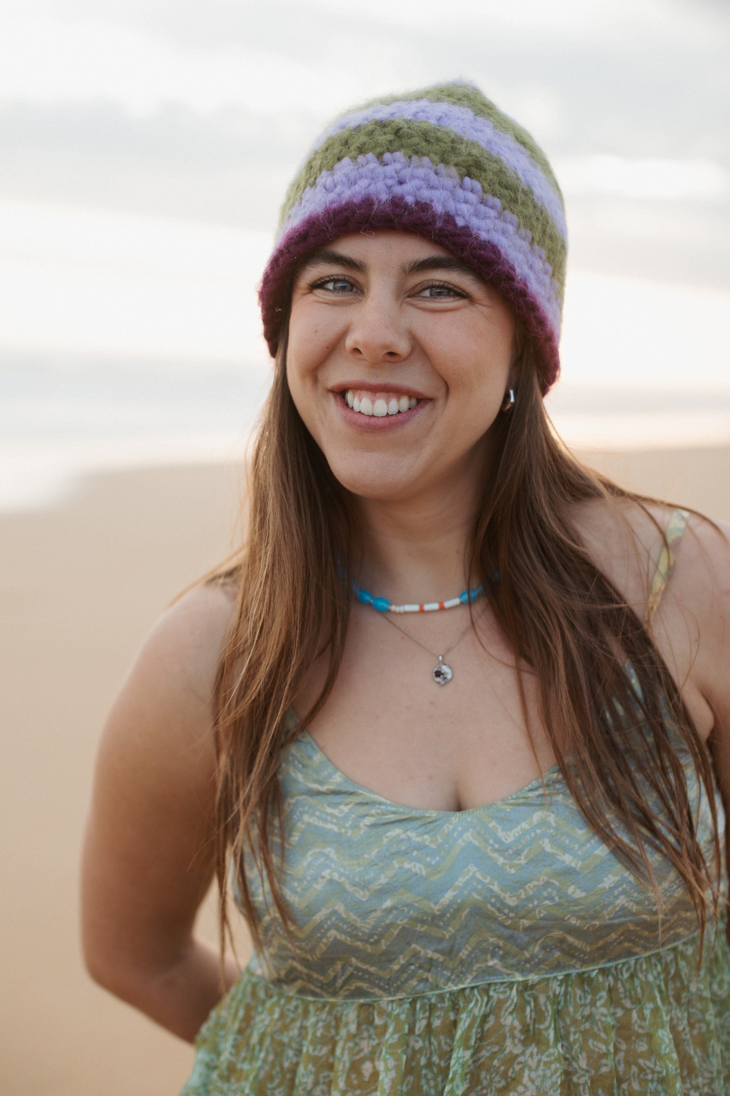 Frankie Beanie Purple