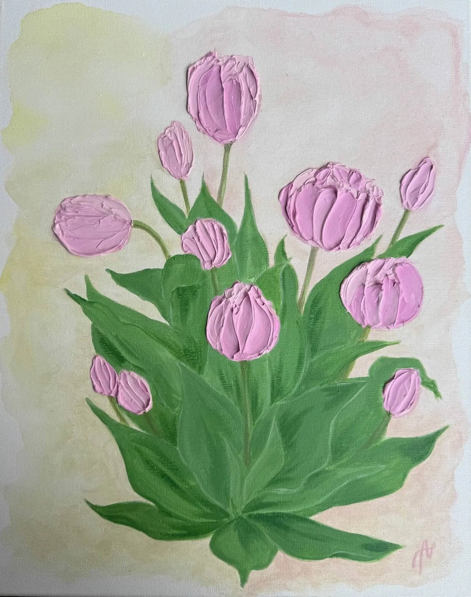 Tulpenpoesie - 40 cm x 50 cm