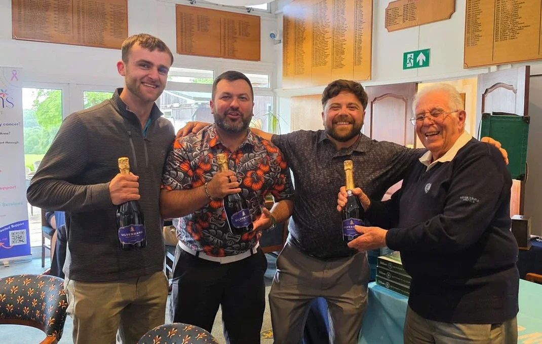 The winning team at the 2026 Rotary Charity Golf Day