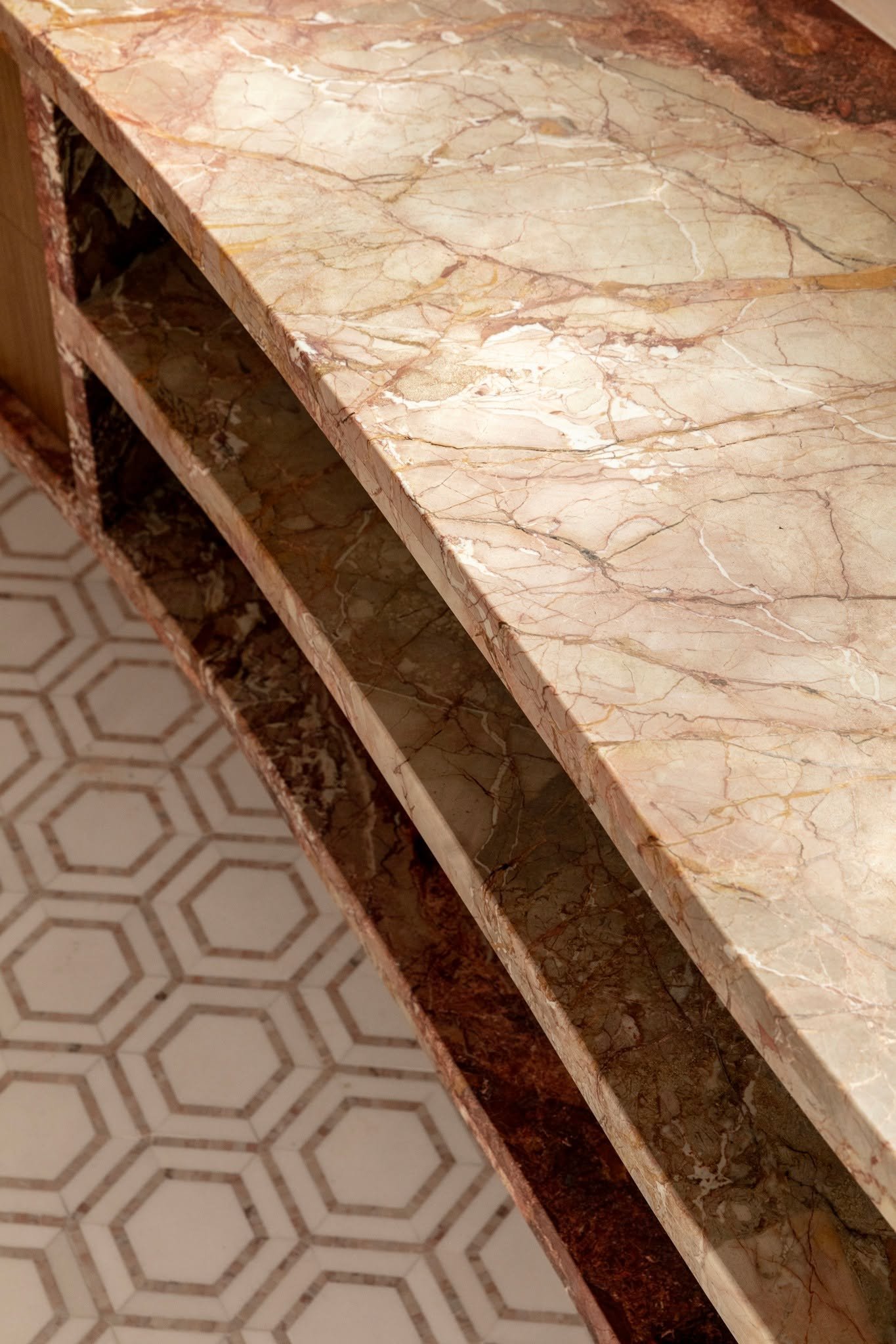 Forever admiring this stone vanity from the Wyuna Dr project.

#GullDesign #Vanity #InteriorDesign