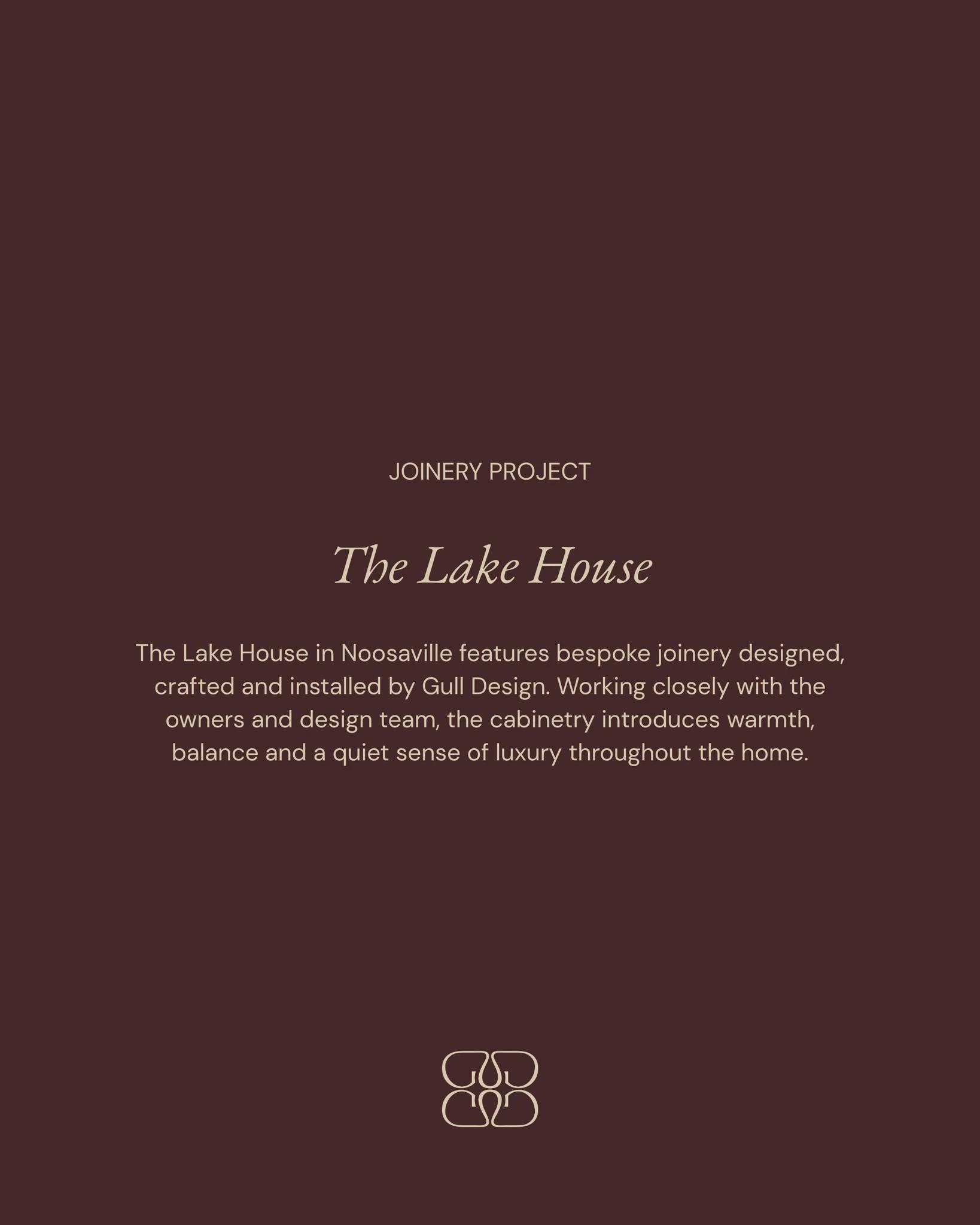 Subtle details, thoughtful craftsmanship and a material palette designed to age beautifully.

The Lake House in Noosaville is a home where quiet refinement sits at the heart of every space.

#GullDesign #Noosa #CustomJoinery #Joinery #CabinetMaker