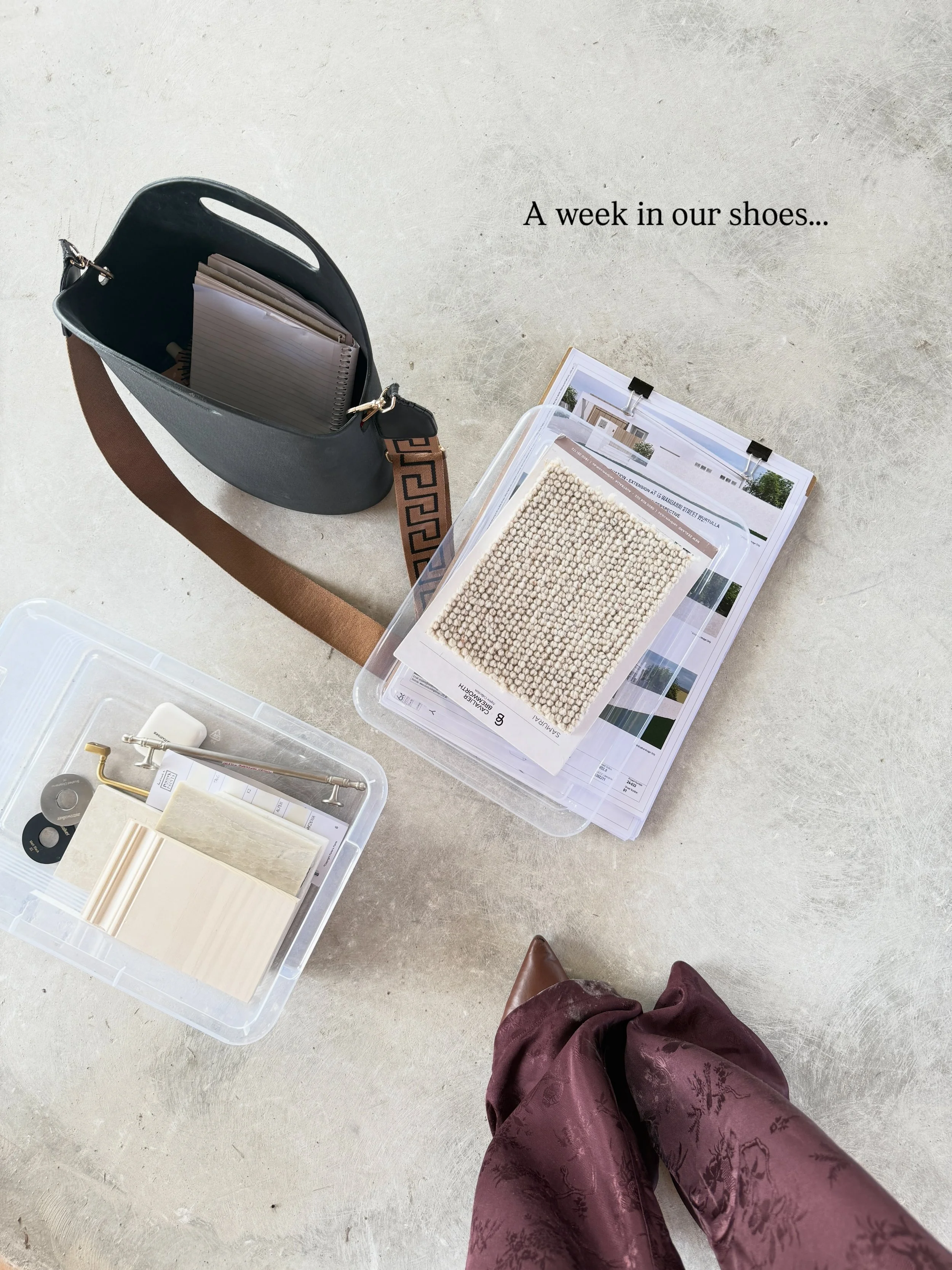 Spend a week in the shoes of our Interior Design team 🤎

Coffee runs, material selections, site visits, floor plans, meetings, and moments in between.

#GullDesign #InteriorDesign #Noosa #InteriorDesigner