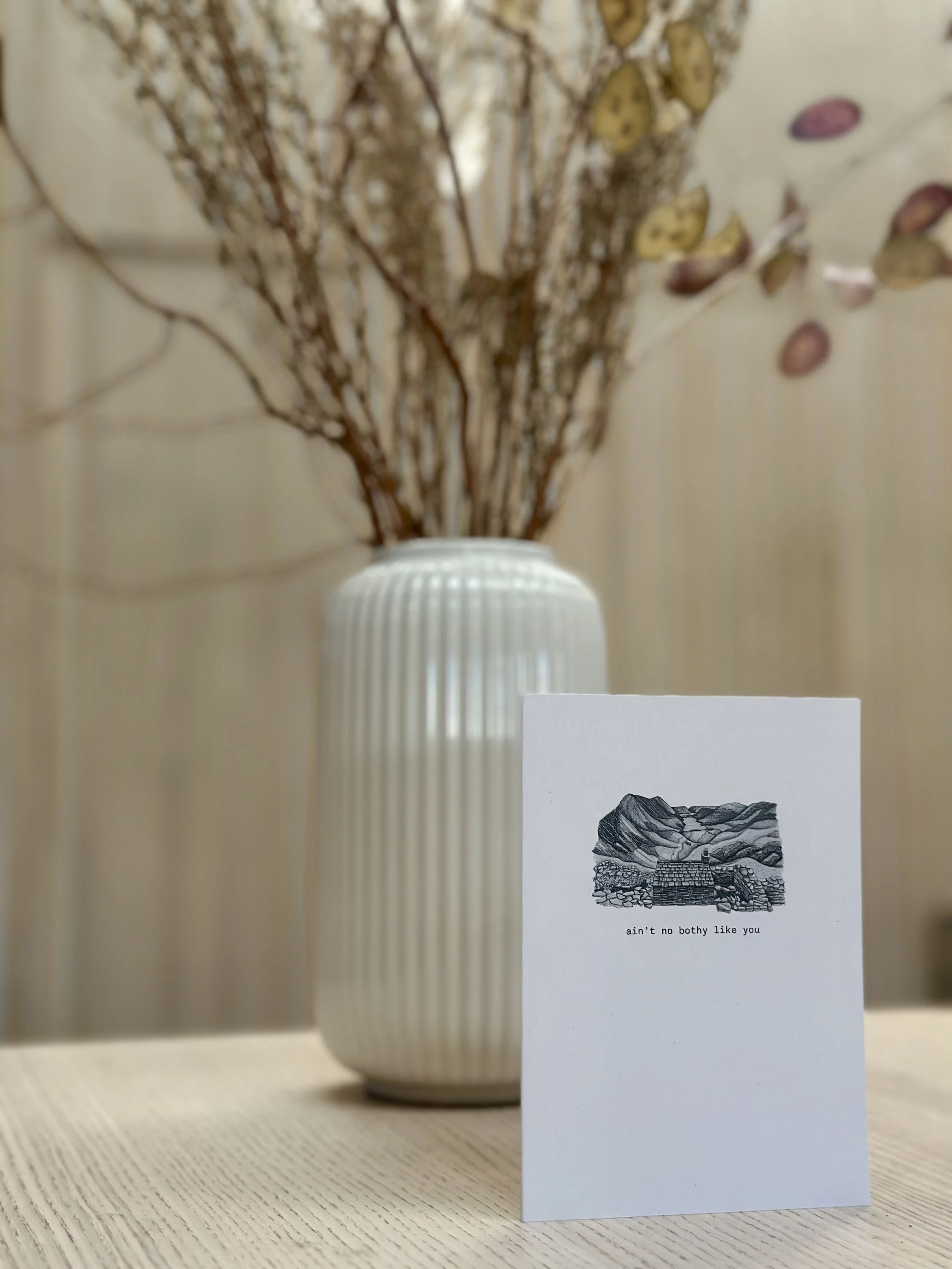 Warnscale Bothy - ain't no bothy like you (A6 card)