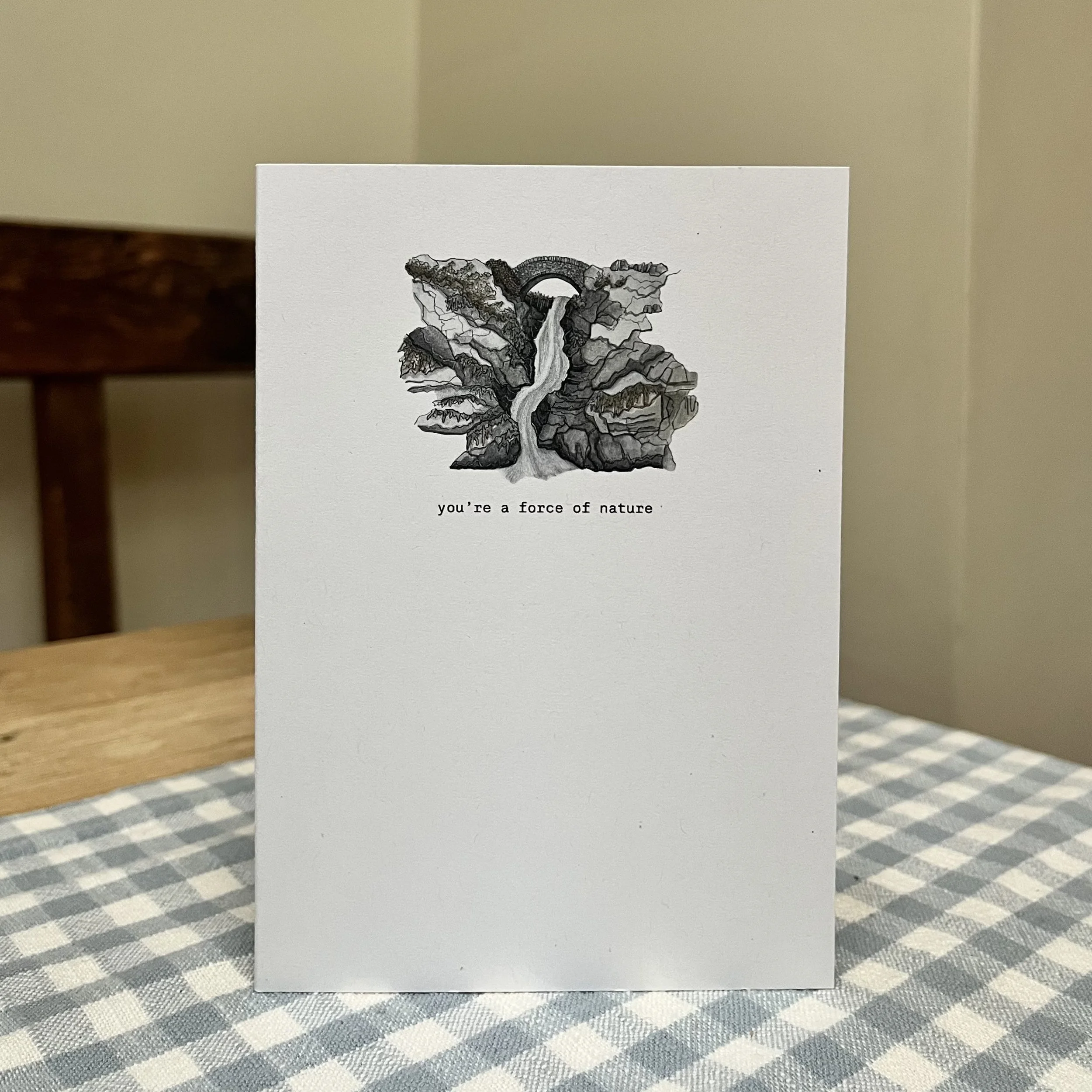 Aira Force - you're a force of nature (A6 card)