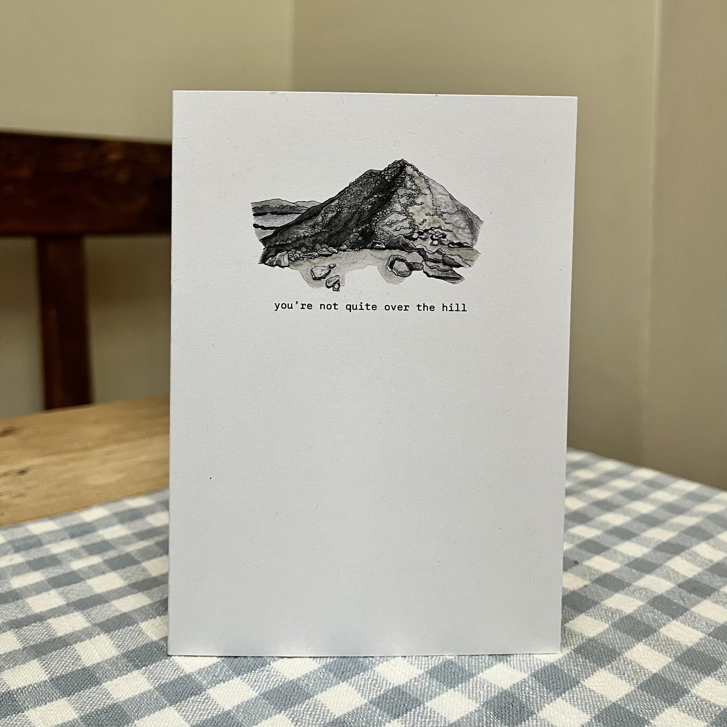 Coniston Old Man - you're not quite over the hill (A6 card)