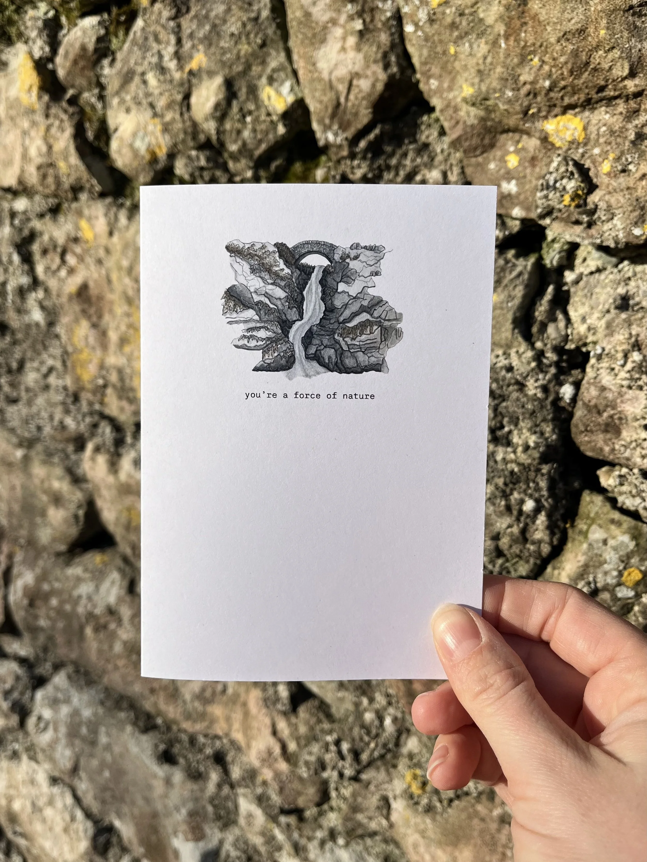 Aira Force - you're a force of nature (A6 card)