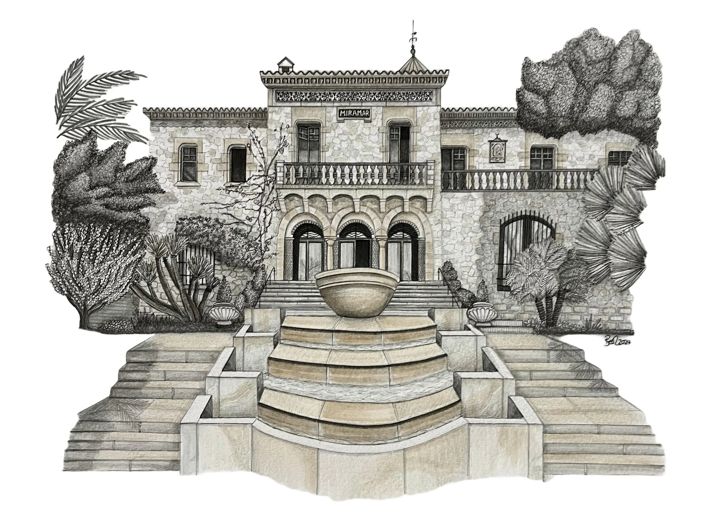 Xalet del Nin, Barcelona print