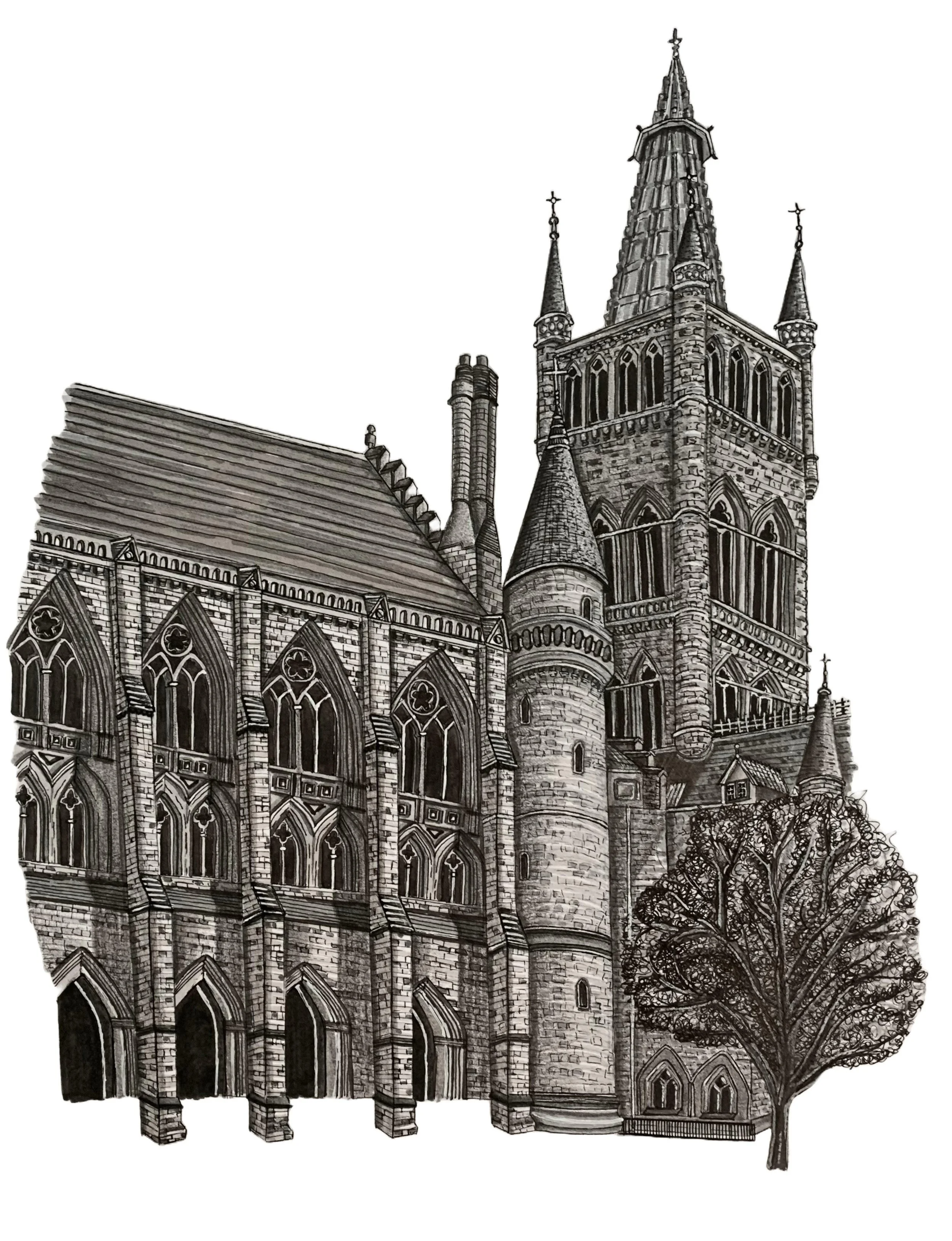 Glasgow University print