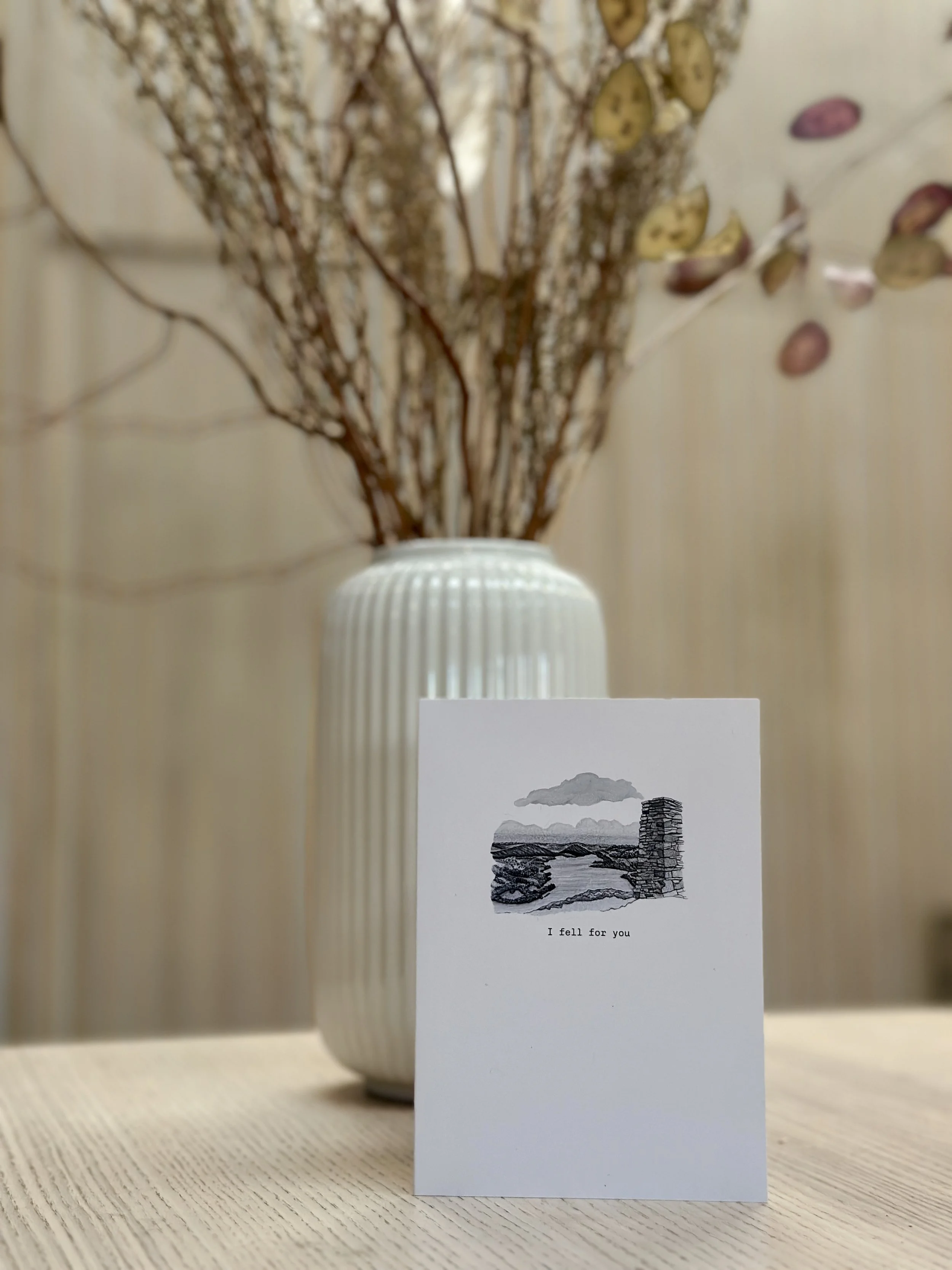 Hallin Fell - I fell for you (A6 card)