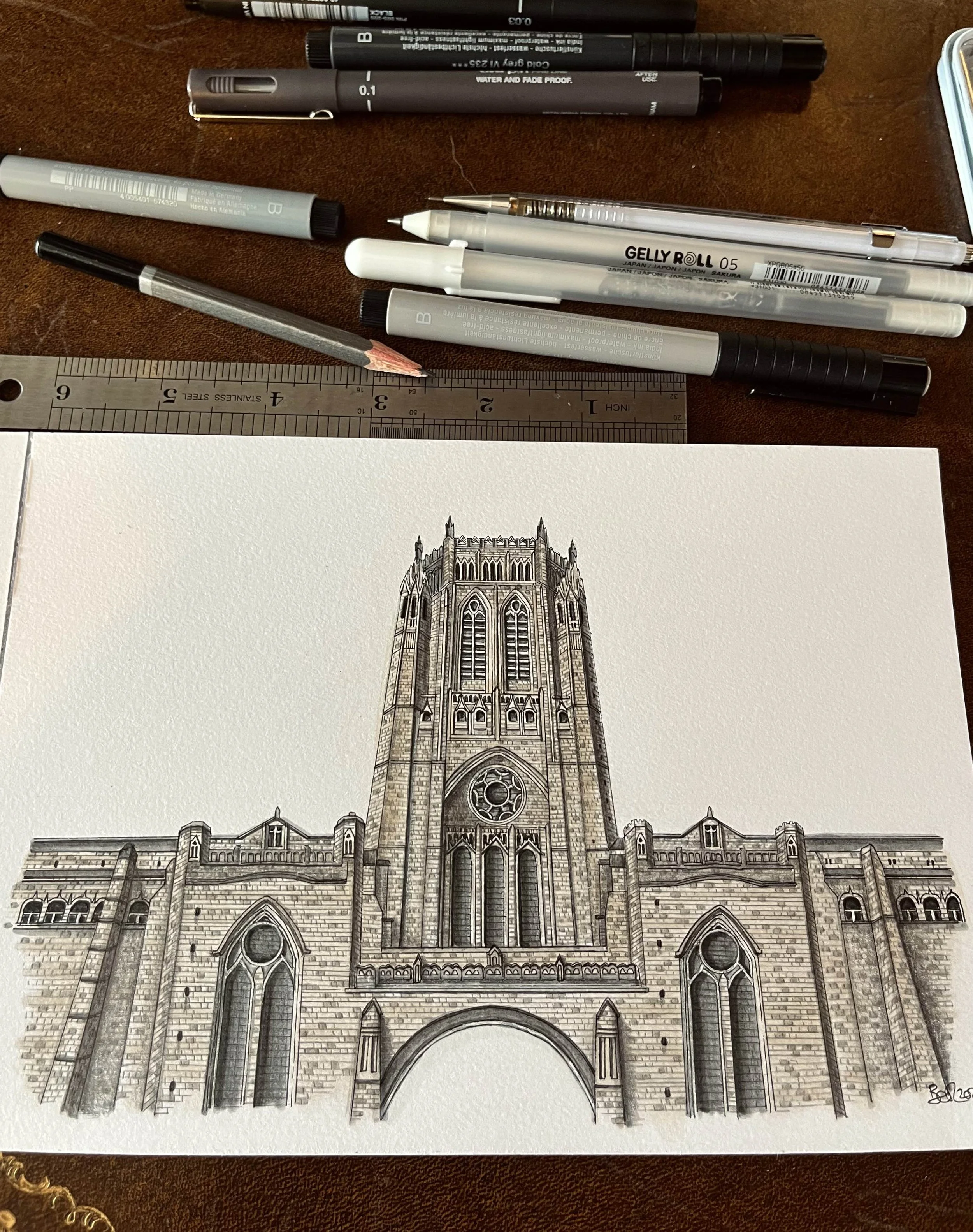 Liverpool University print