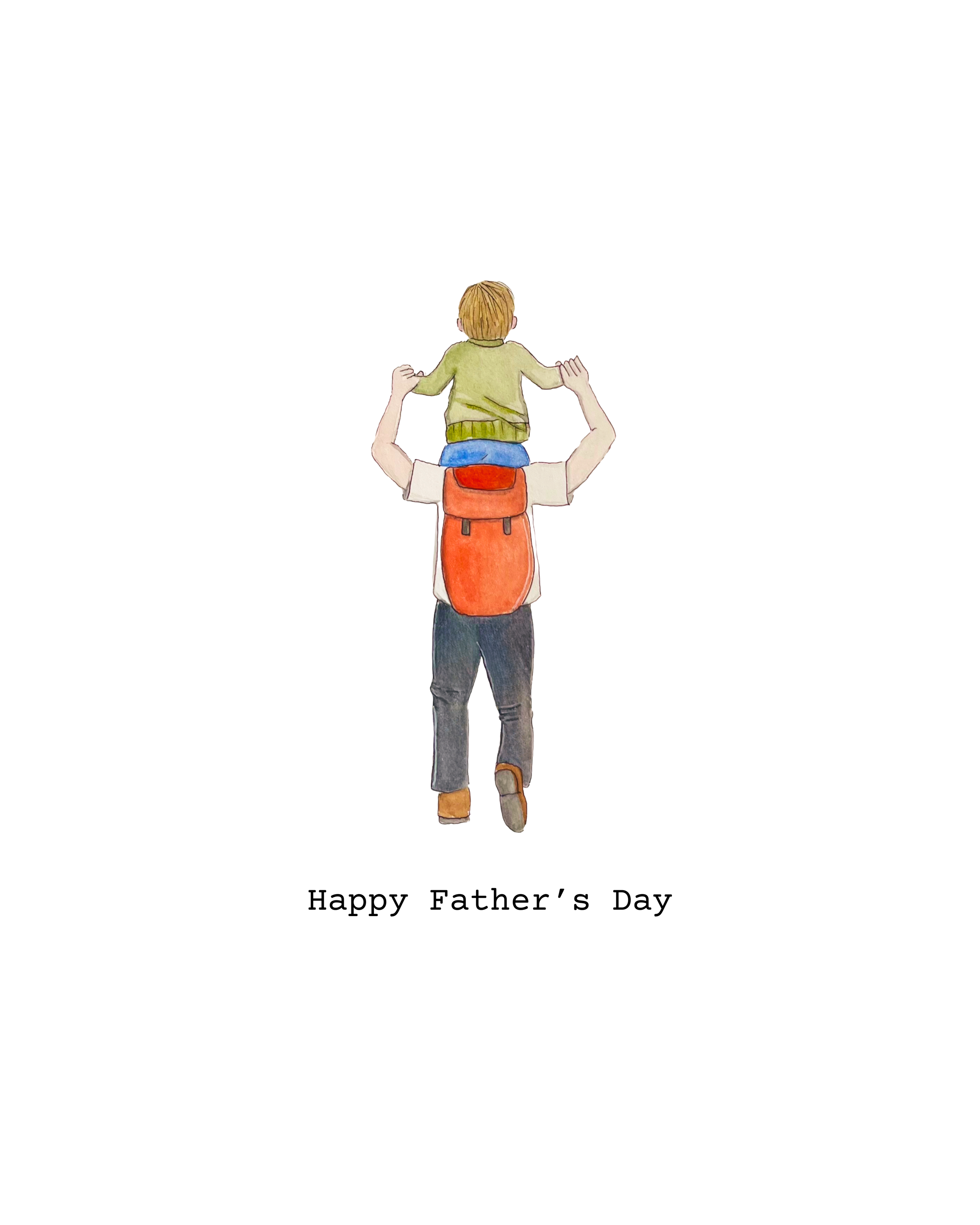 Happy Father's Day (A6 card)
