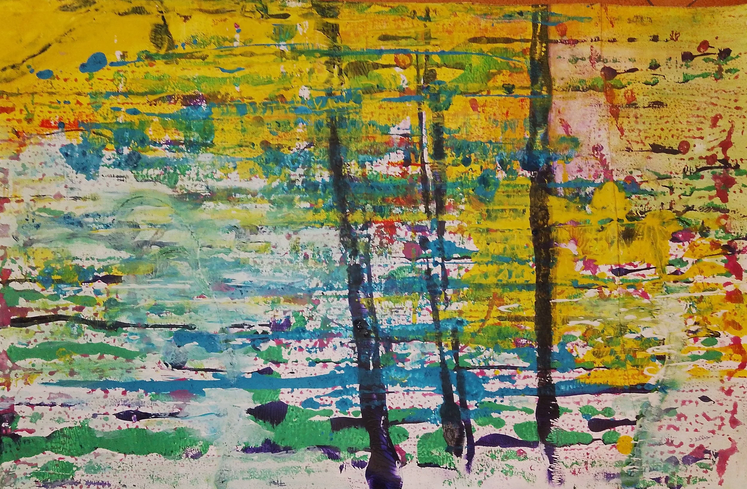 Nature 11- 97×56 cm acrilic on canvas