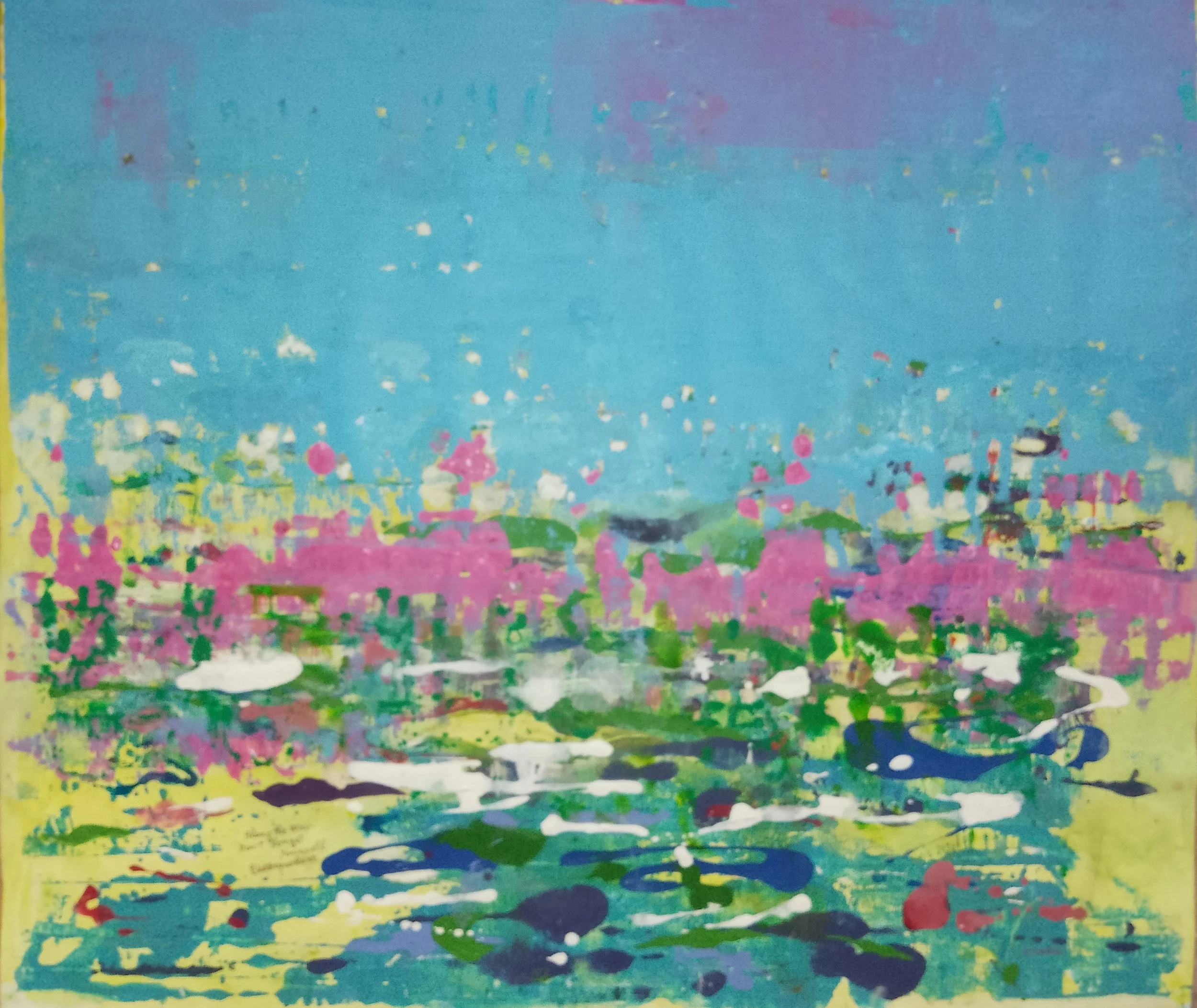 Along the way-94×83 cm acrylic on canvas