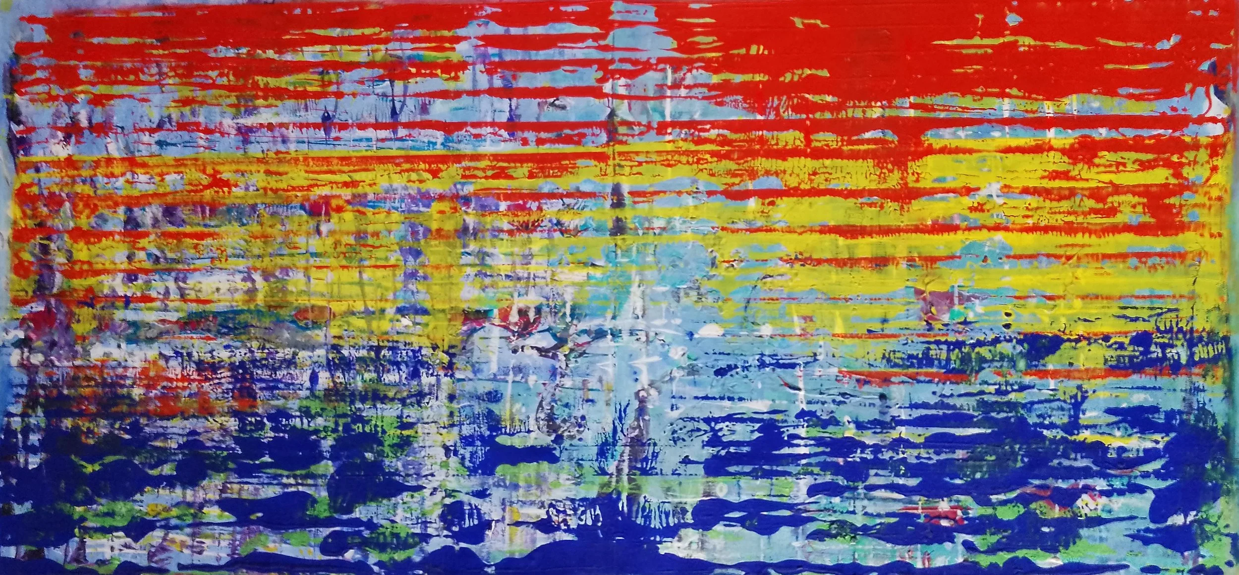 Nature 24- 95×45 cm acrilic on canvas