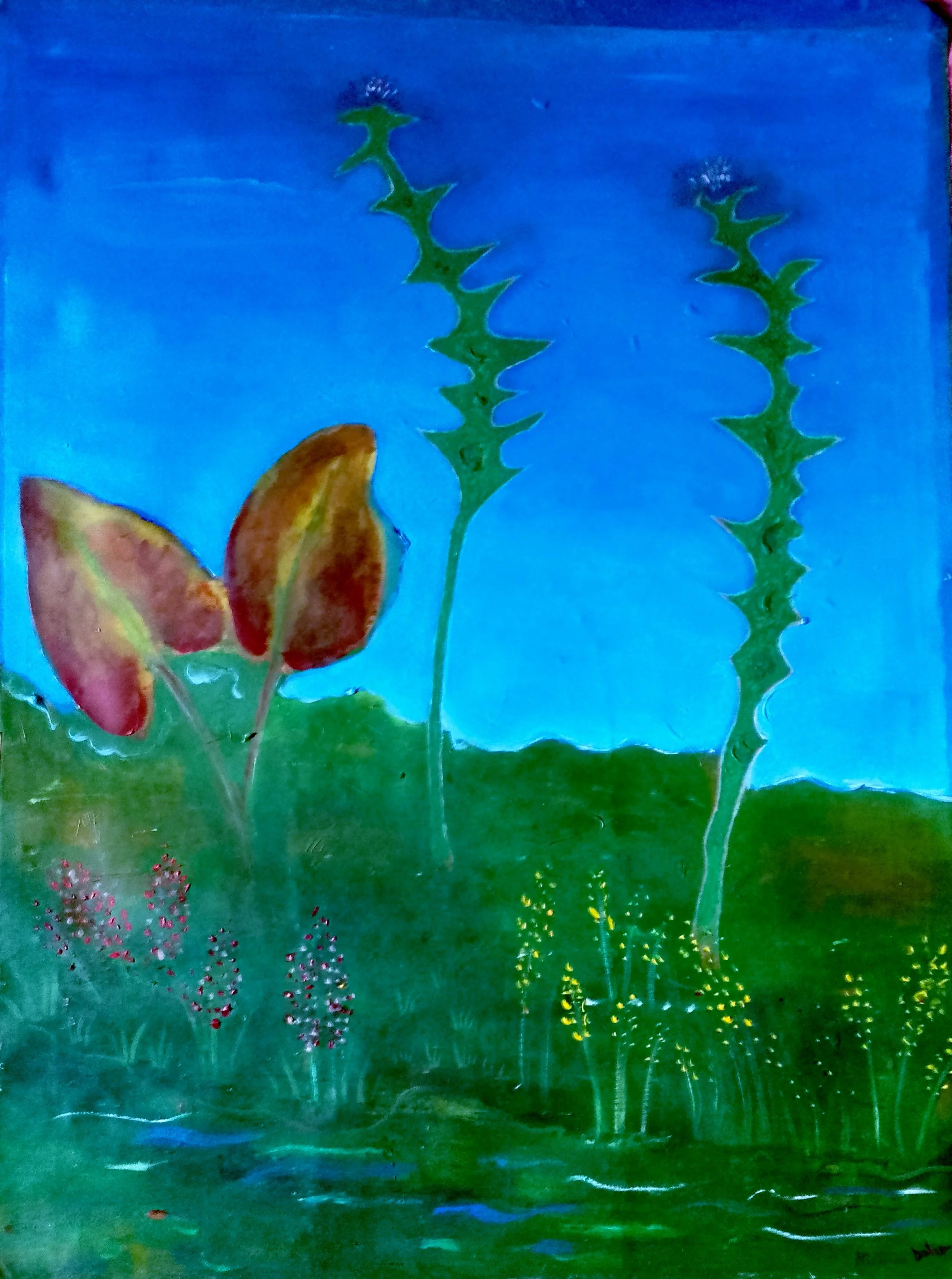 Nature 65- 78×58 cm acrilic on canvas