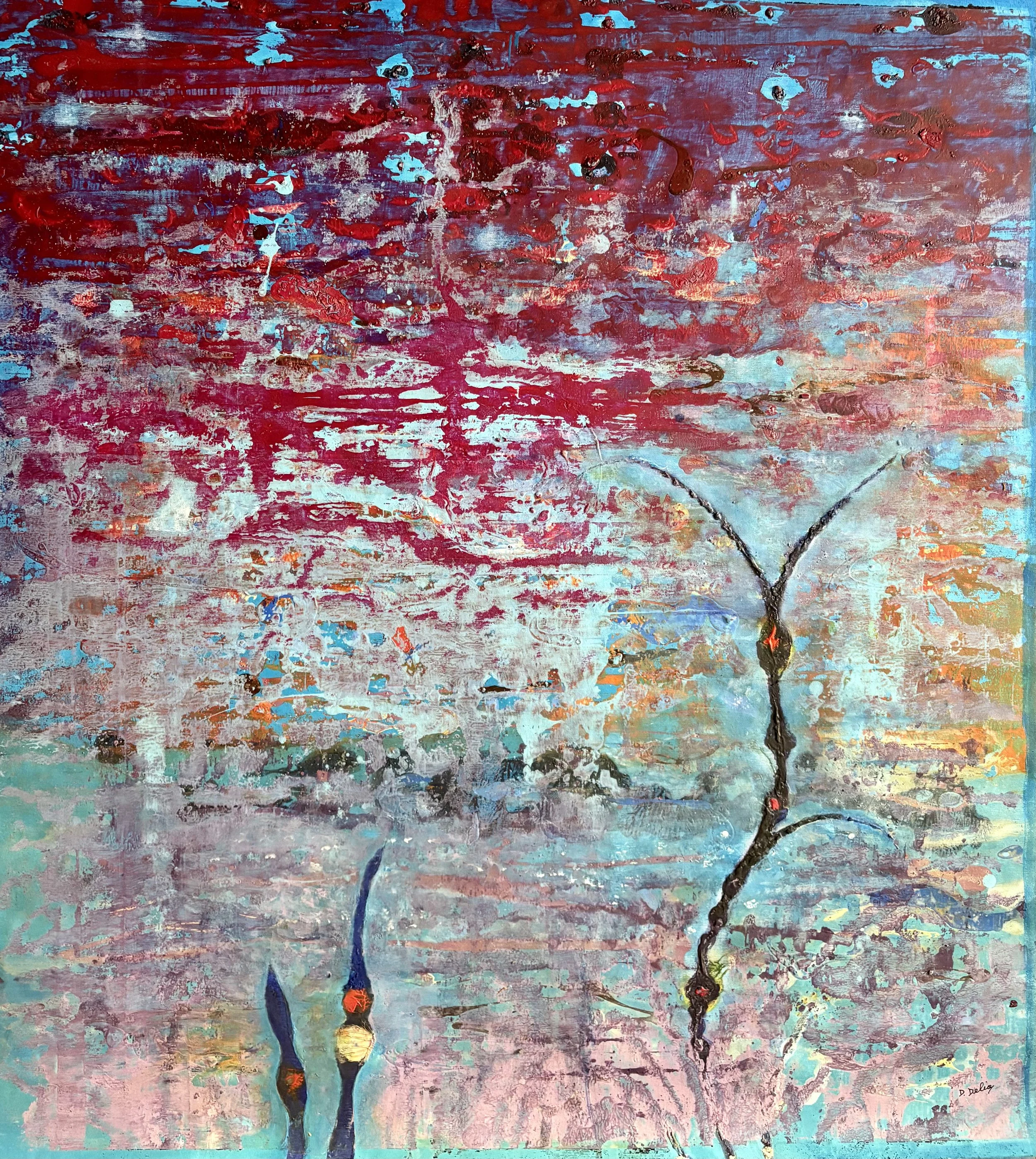 "Wild land" 115cm x 102