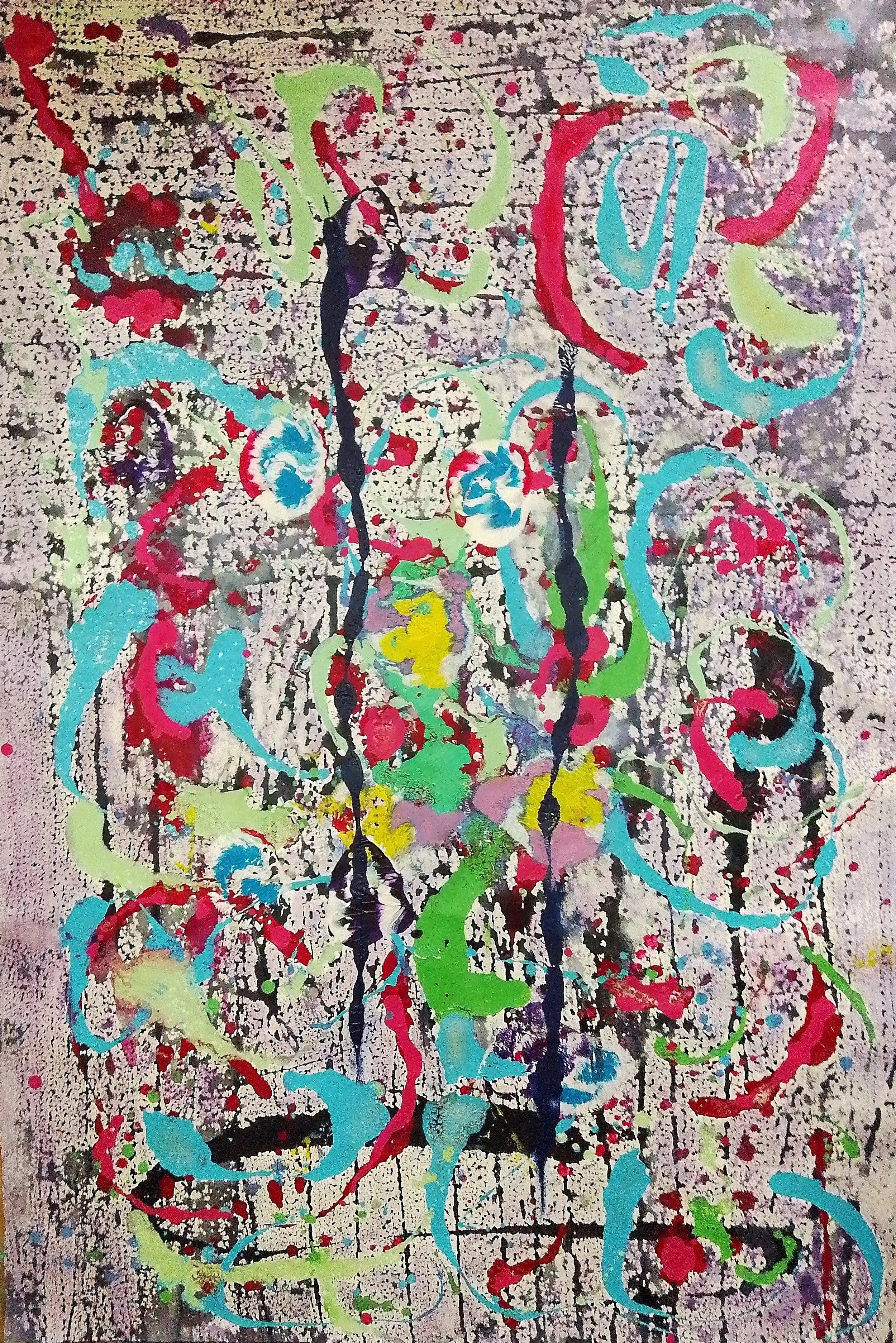 Abstract 21- 144×96 acrylic on canvas