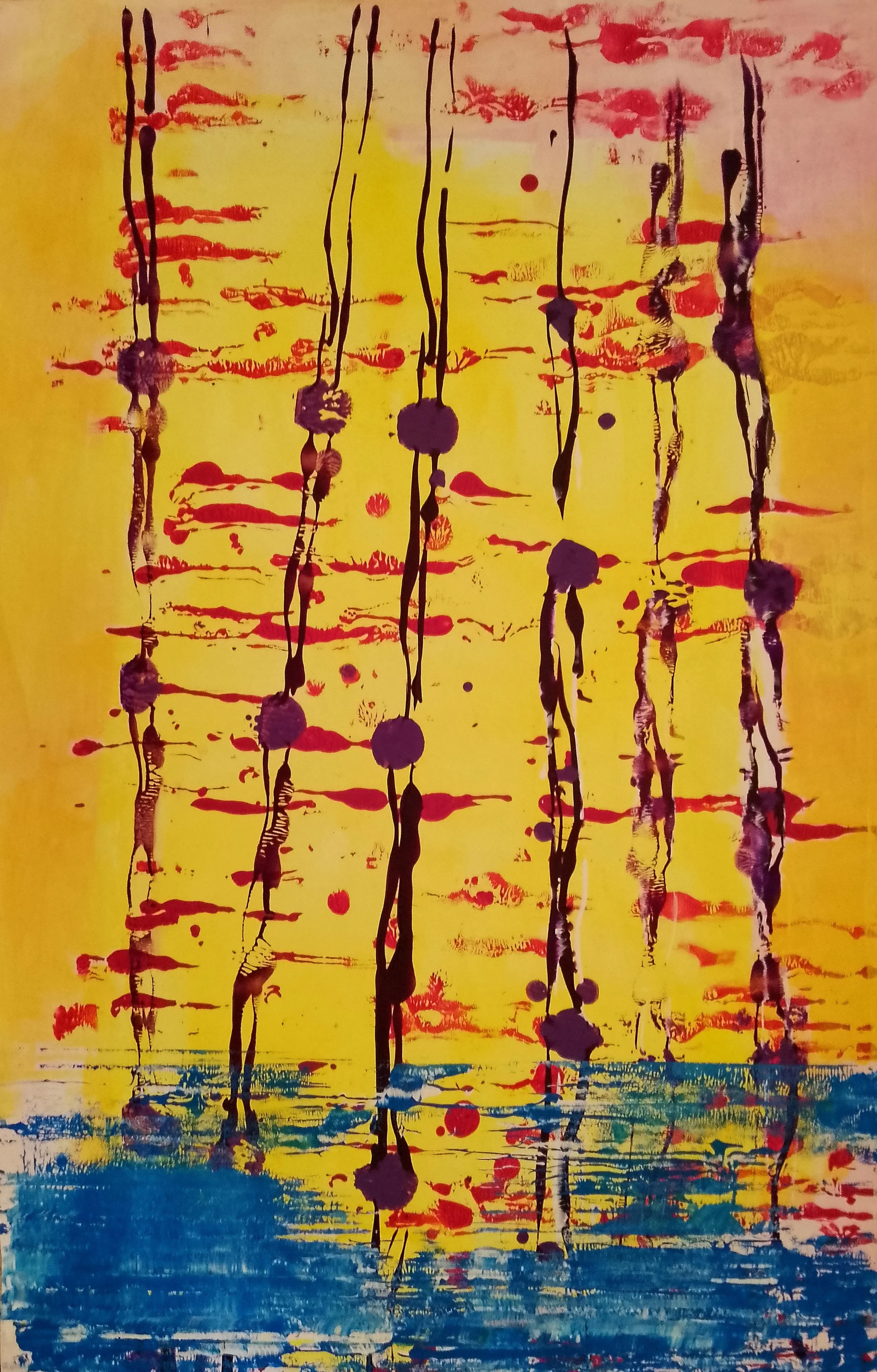 Africa- 158×94 cm acrylic on canvas-2024