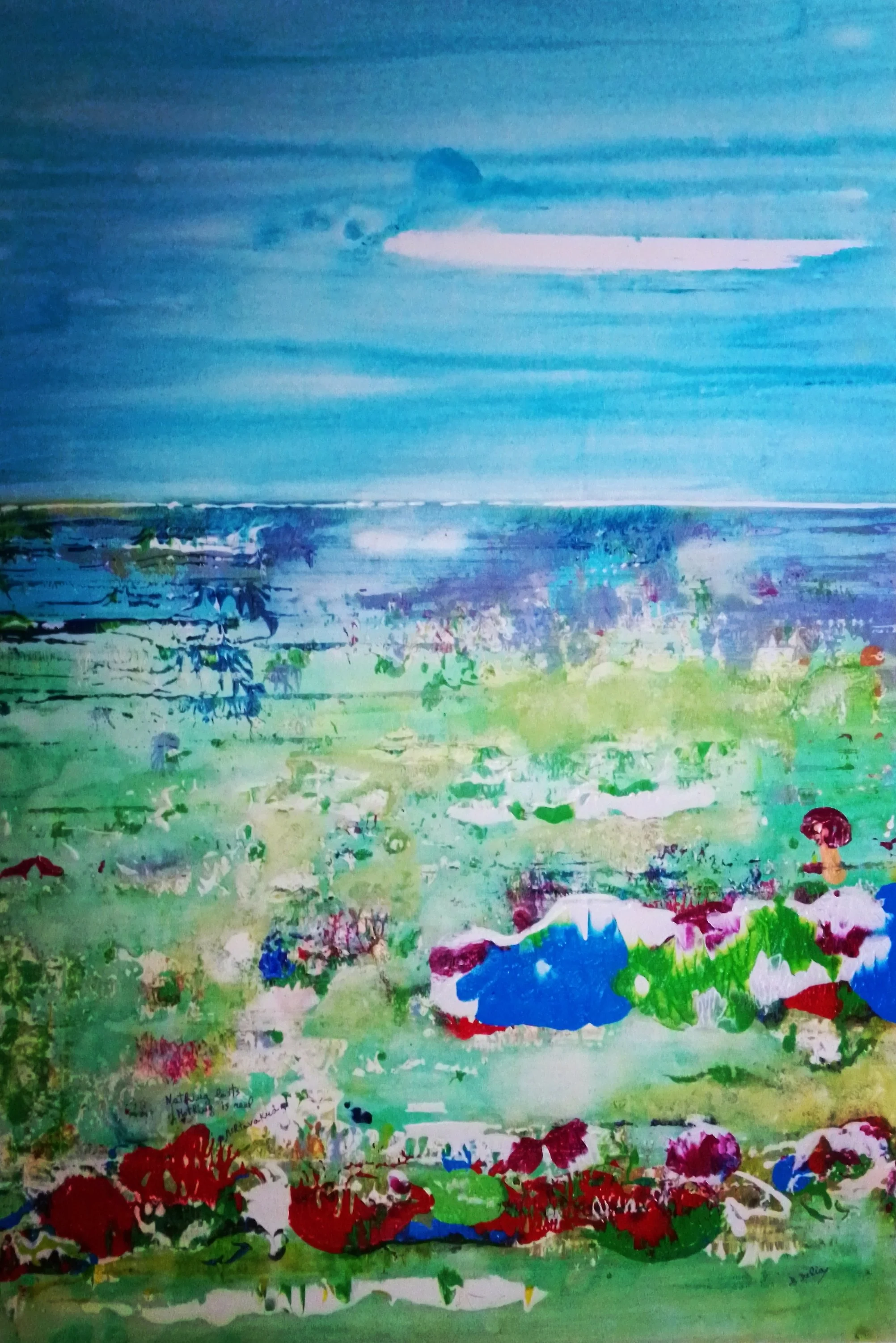 Nothing last- 80×70 cm- acrylic on canvas-2025