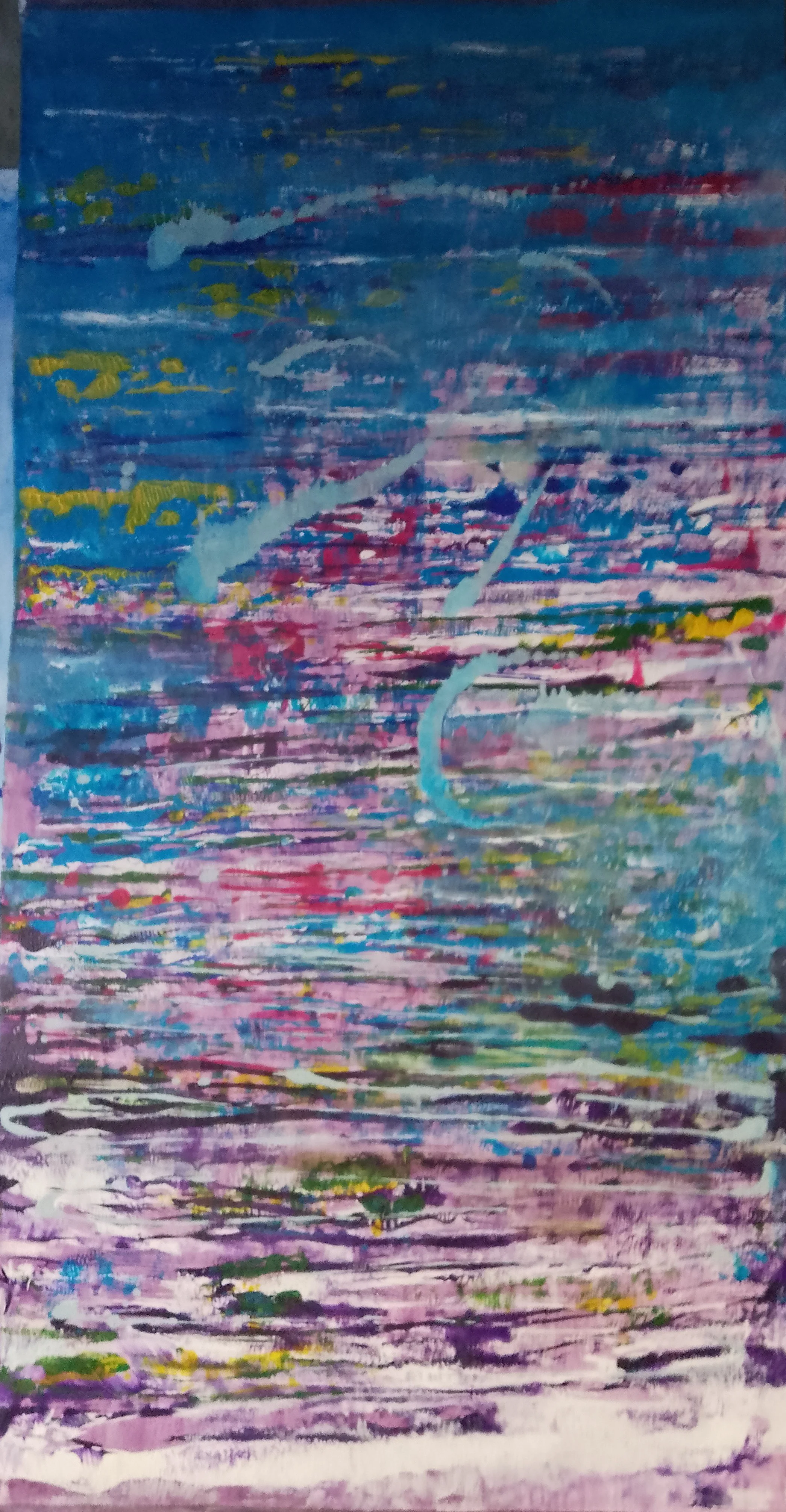 Inspiration 153×77 cm acrylic on canvas