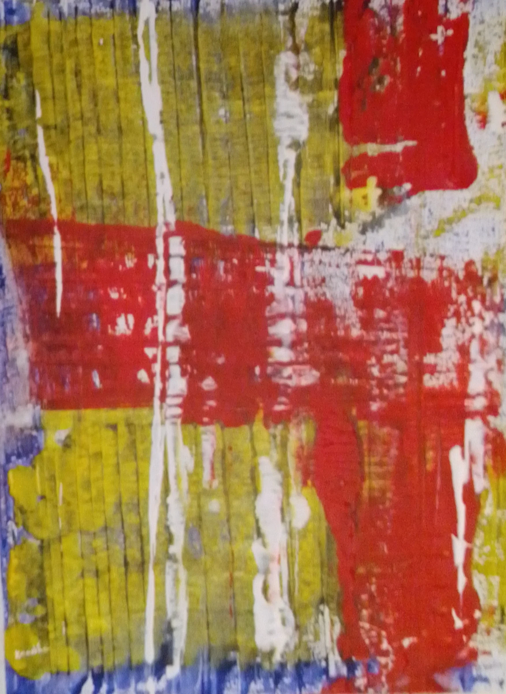 Krodha- 73×56 cm acrylic on canvas