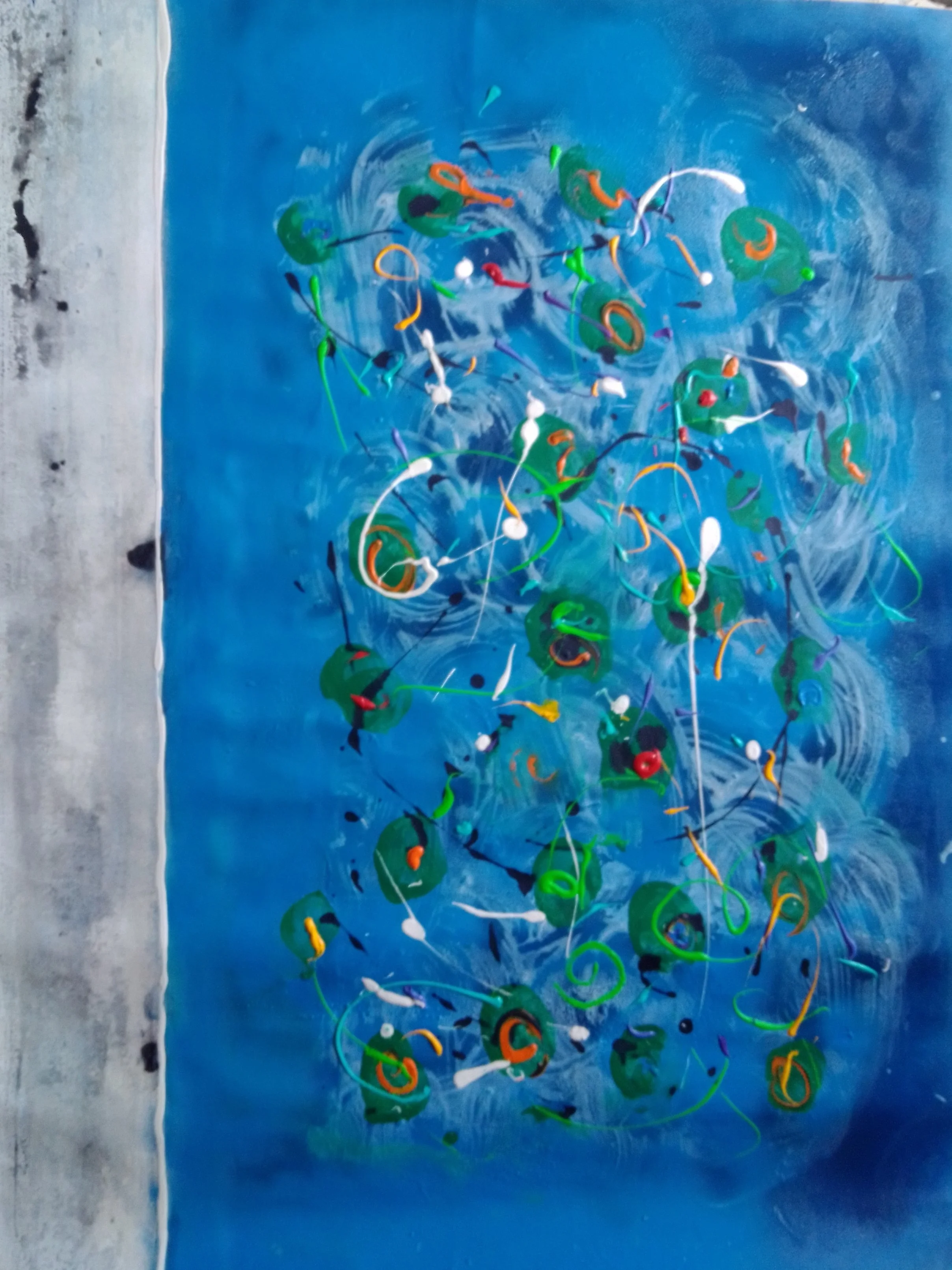 Sacred pond- 98×73 cm