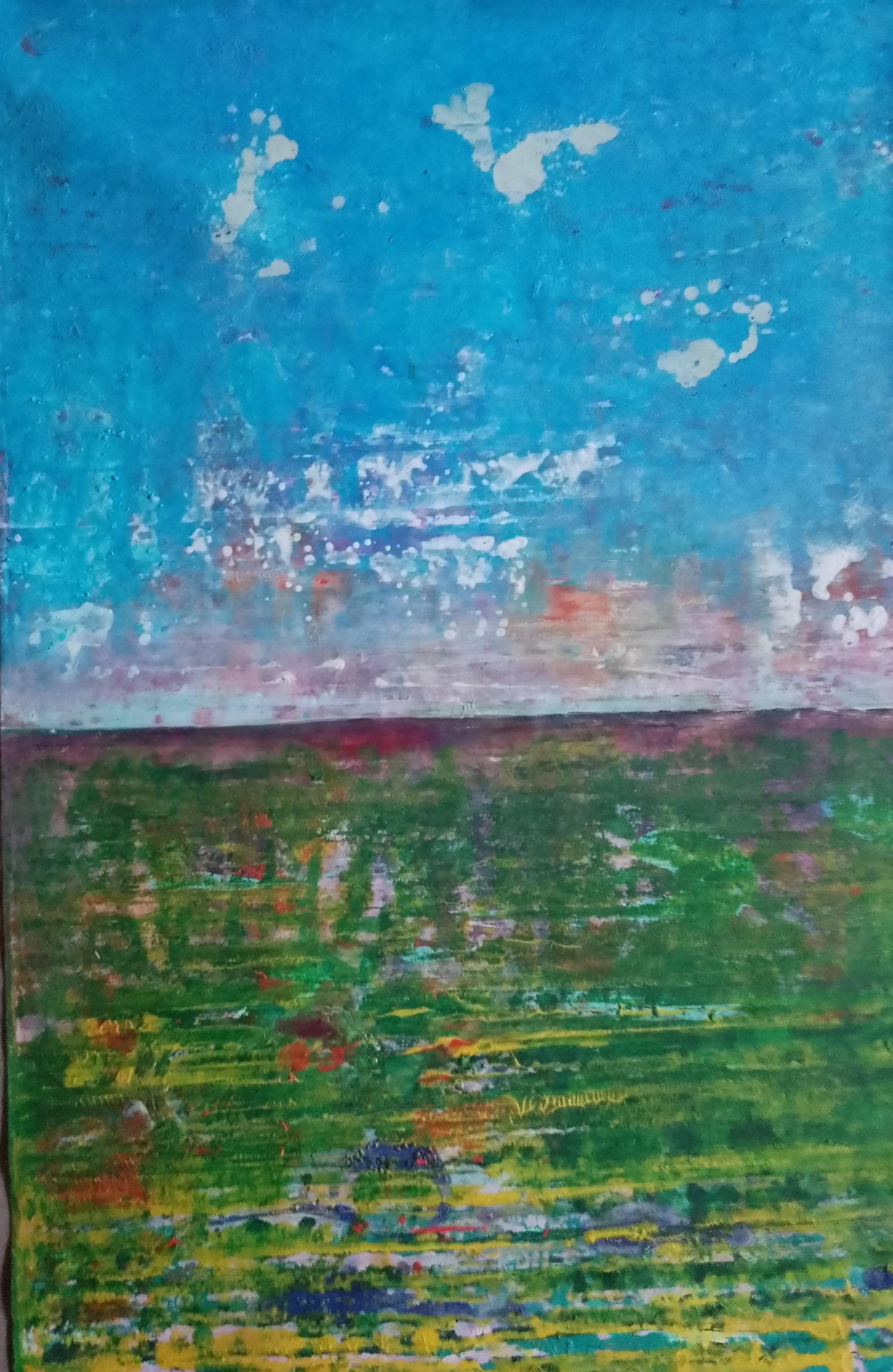 Landscape w-122×78- acrilic on canvas