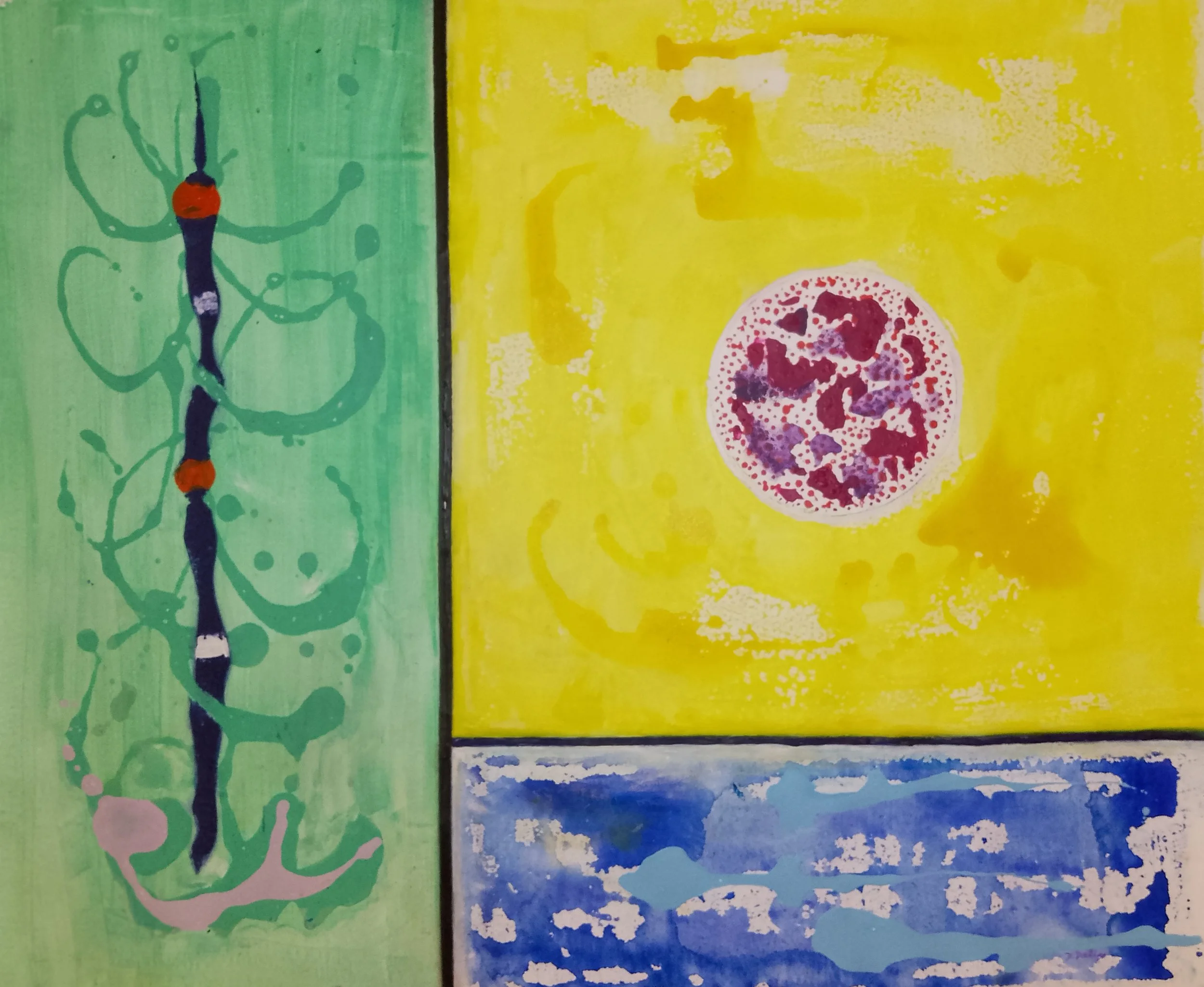 Everything is ok- 89×74 cm acrylic on canvas-2024