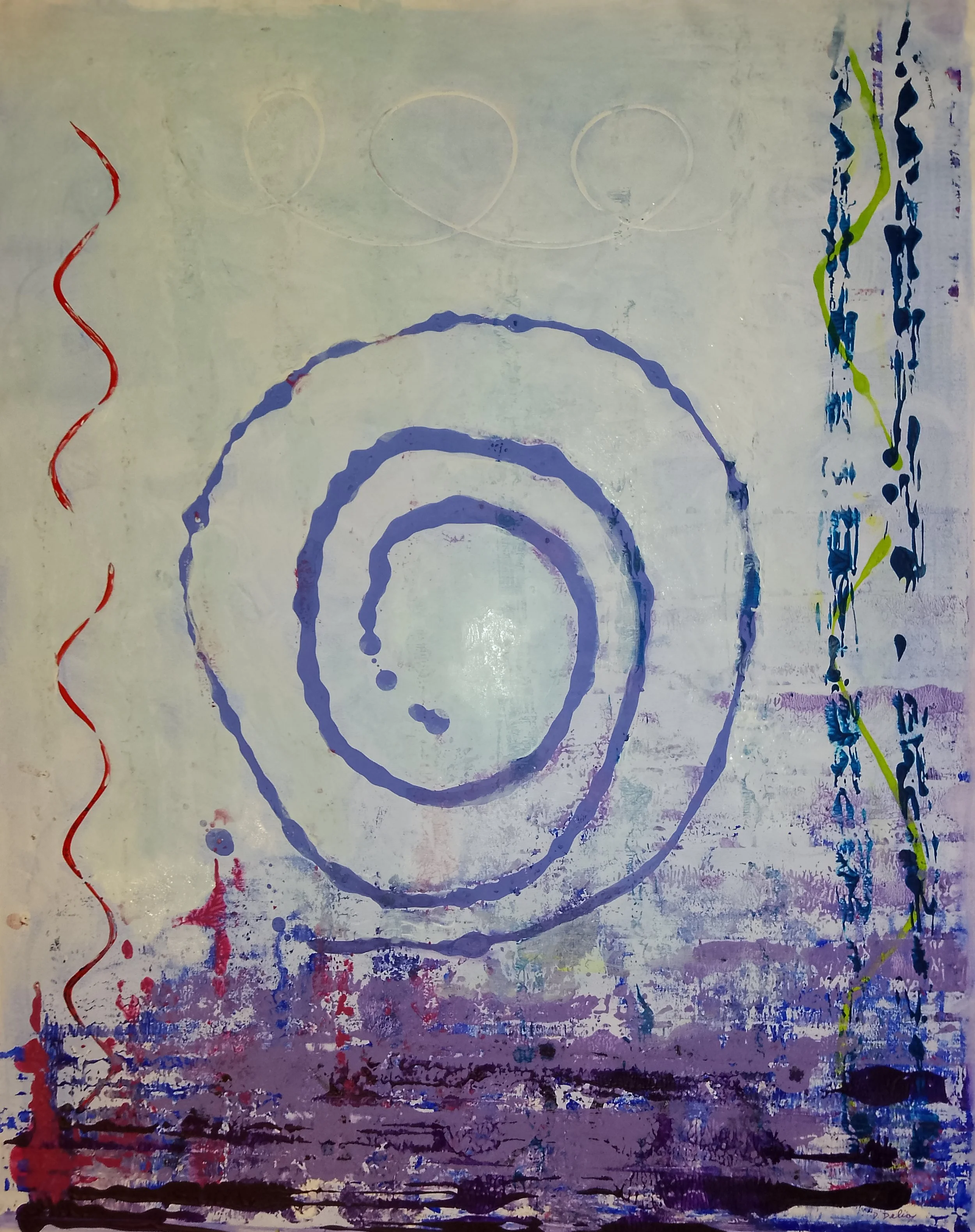 Ajna- 98× 76 cm acrylic on canvas-2020