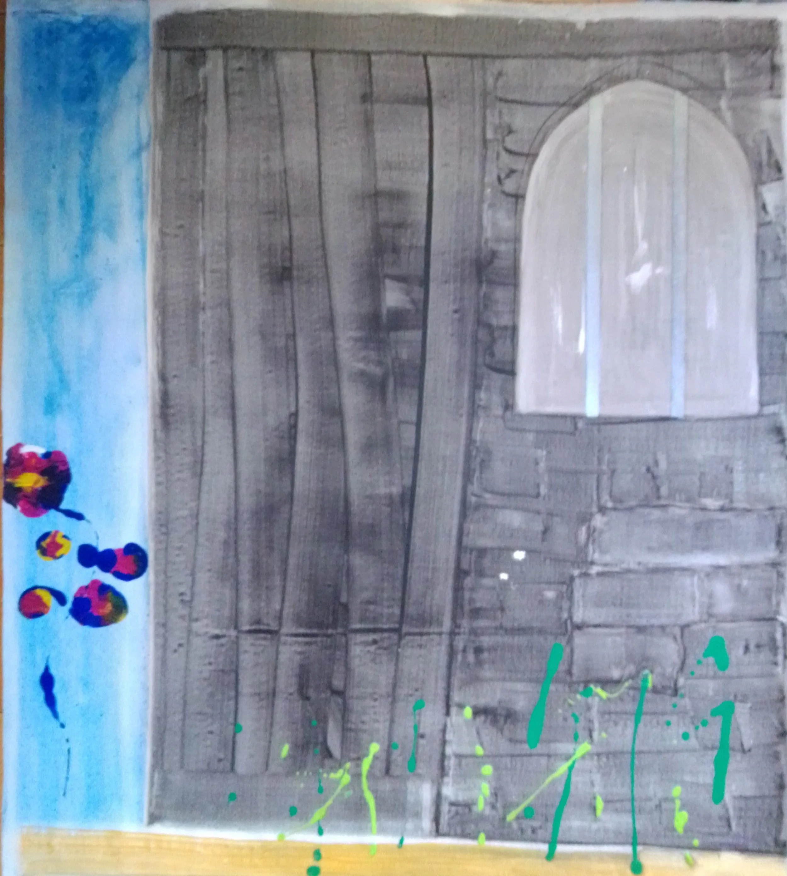 The hermit loves solitude 109× 96 cm