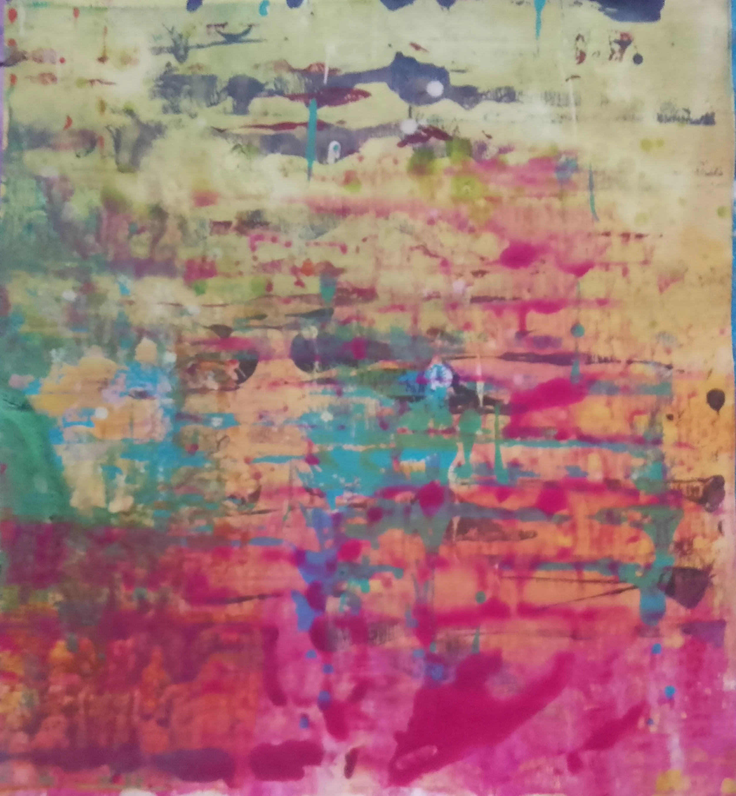 Abstract- z-61×54 cm - acrylic on canvas- 2025