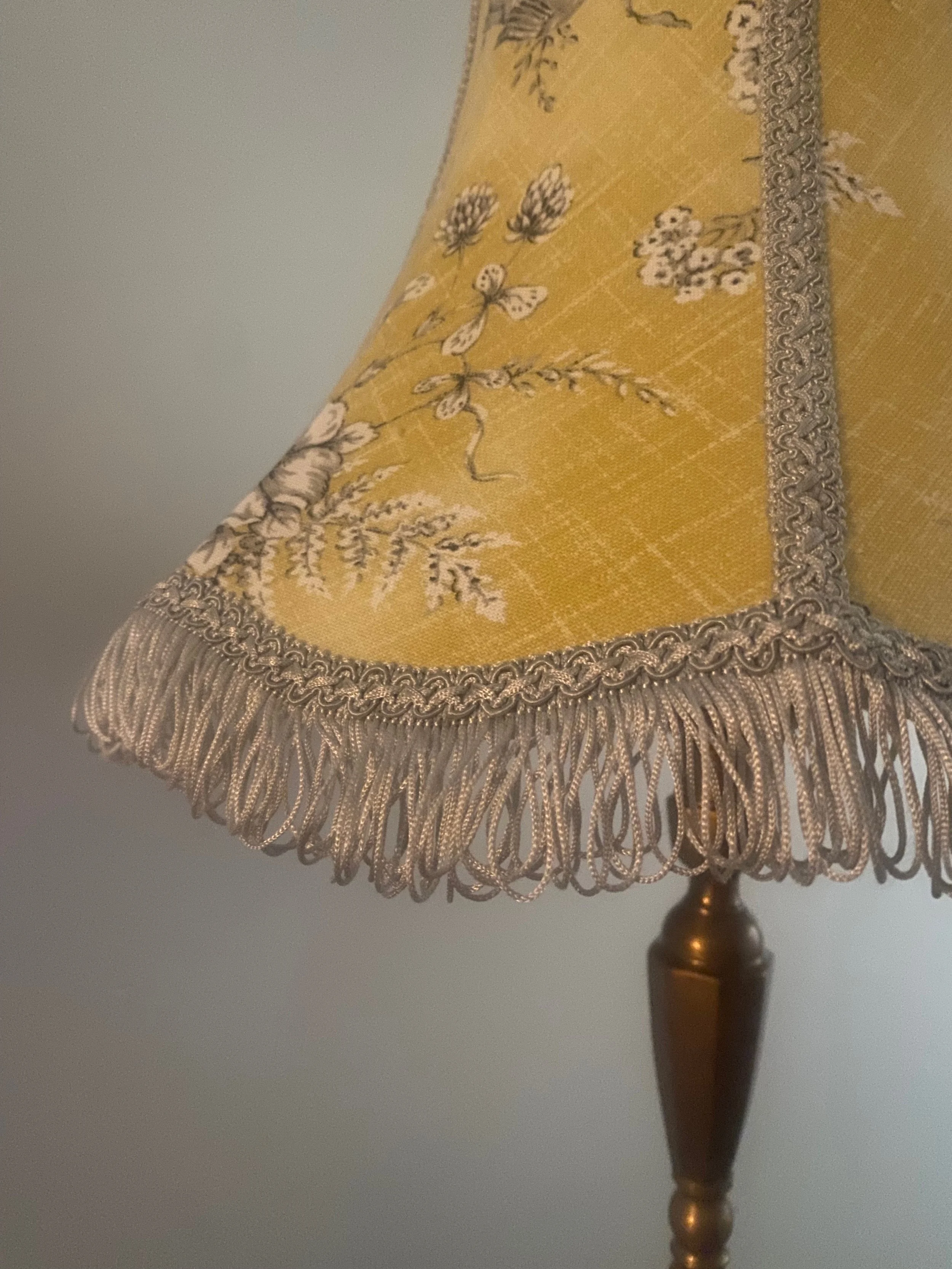 Cotton and Silk Noil Empire shade