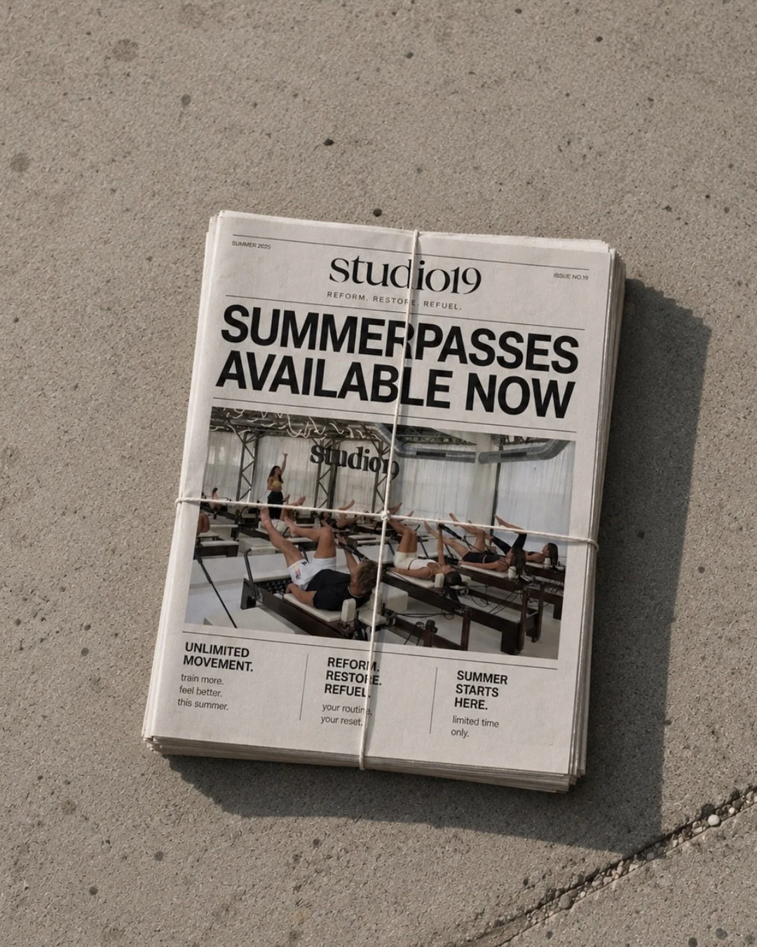 endless summering starts now. ☀️

Der Sommer ist noch nicht vorbei &ndash; und deine Routine auch nicht.

Ab dem 13.08. startet unsere Endless Summering Challenge bei studio19. Mit jeder absolvierten Class kommst du deinem n&auml;chsten Reward ein St