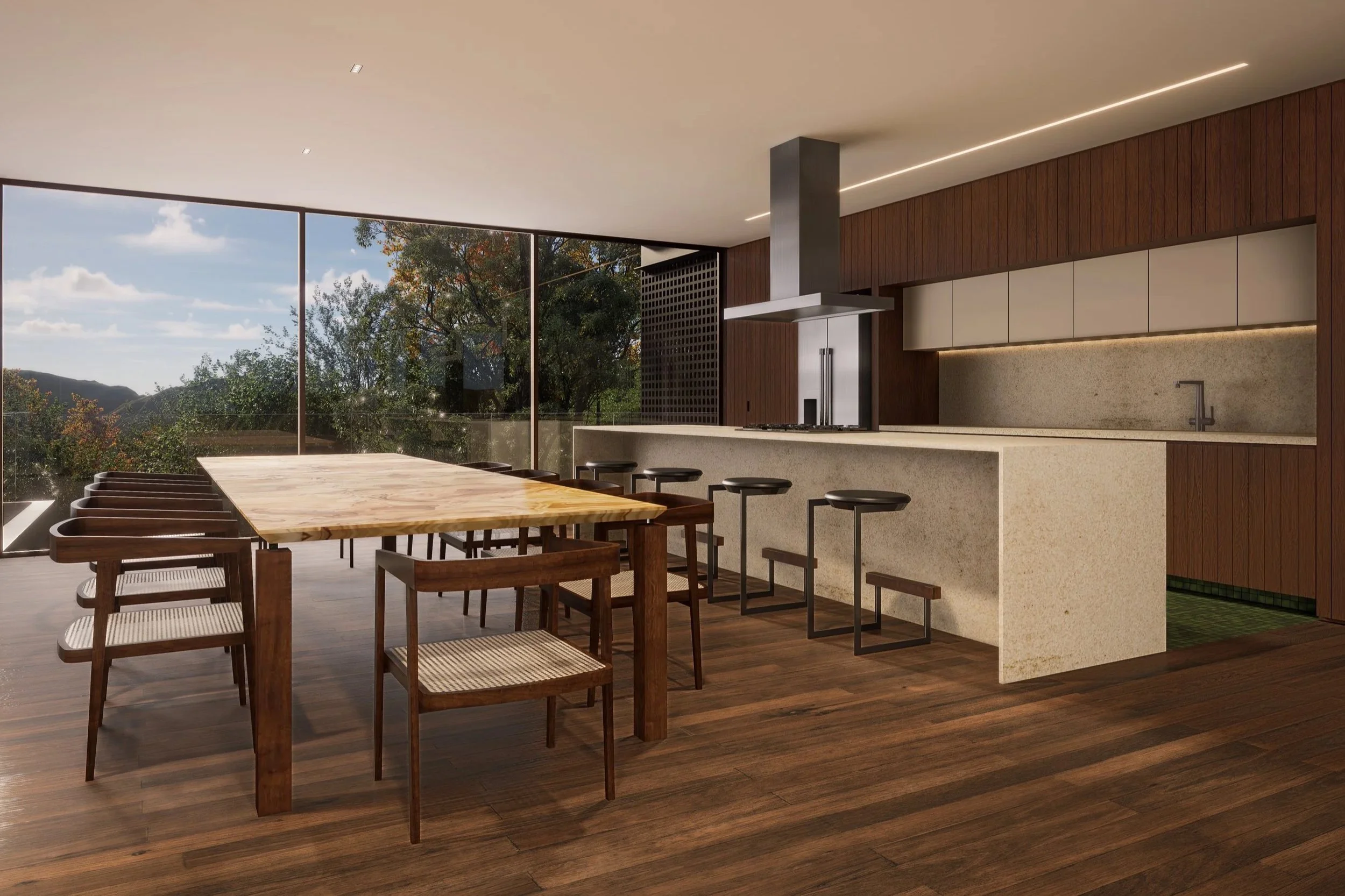 Cozinha da Casa Panorâmica