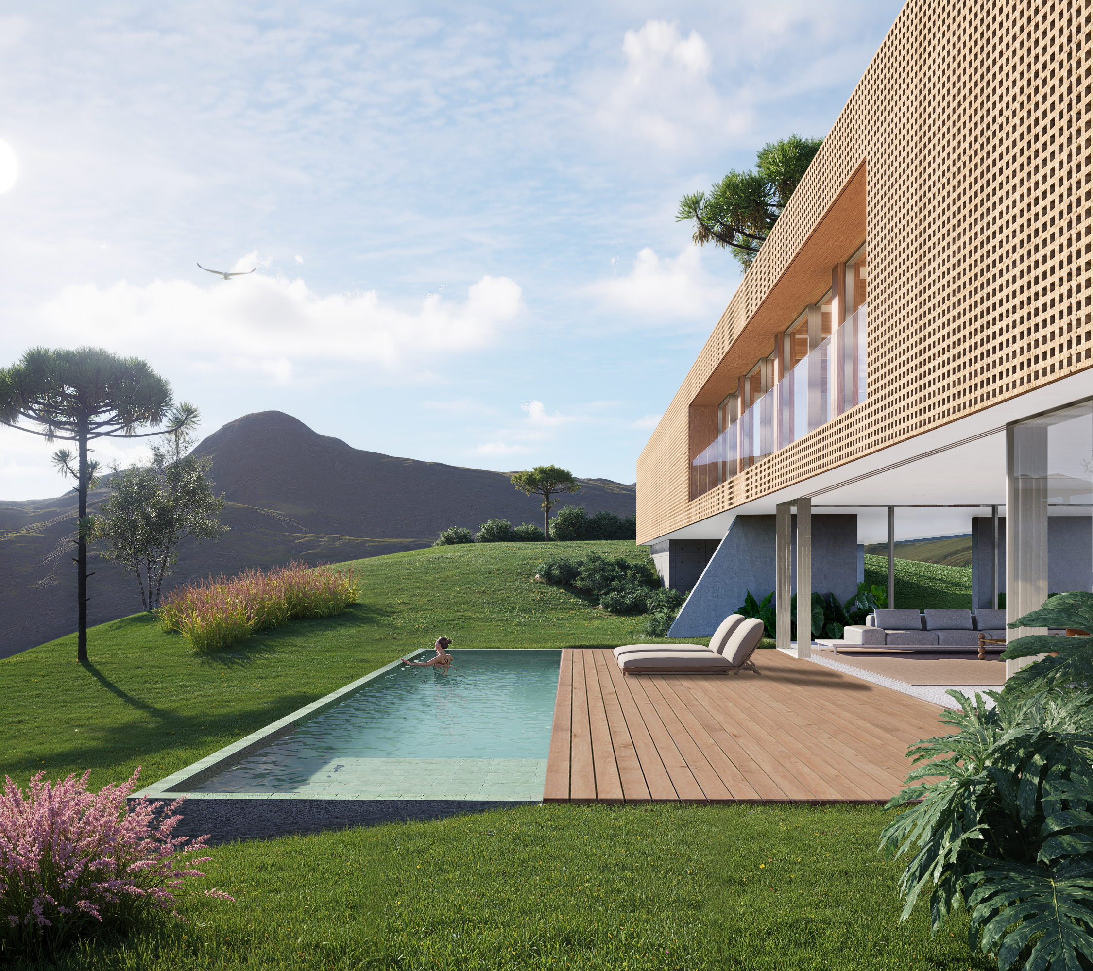 Deck e Piscina