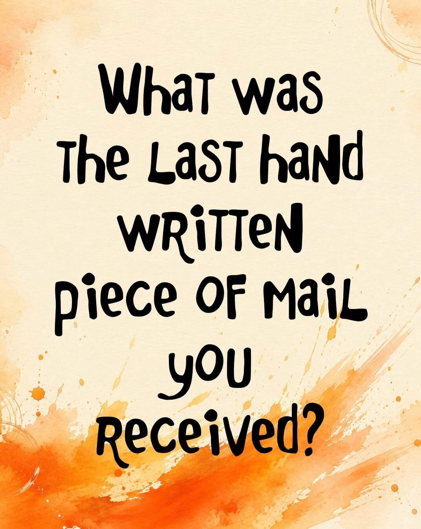 I love getting mail. Sending and receiving postcards mainly. Hand writing is such a rarity these days. There was a great post from @bbcwomanshour this week about the need to keepsake notes, letters and correspondence. I would love to get a national p