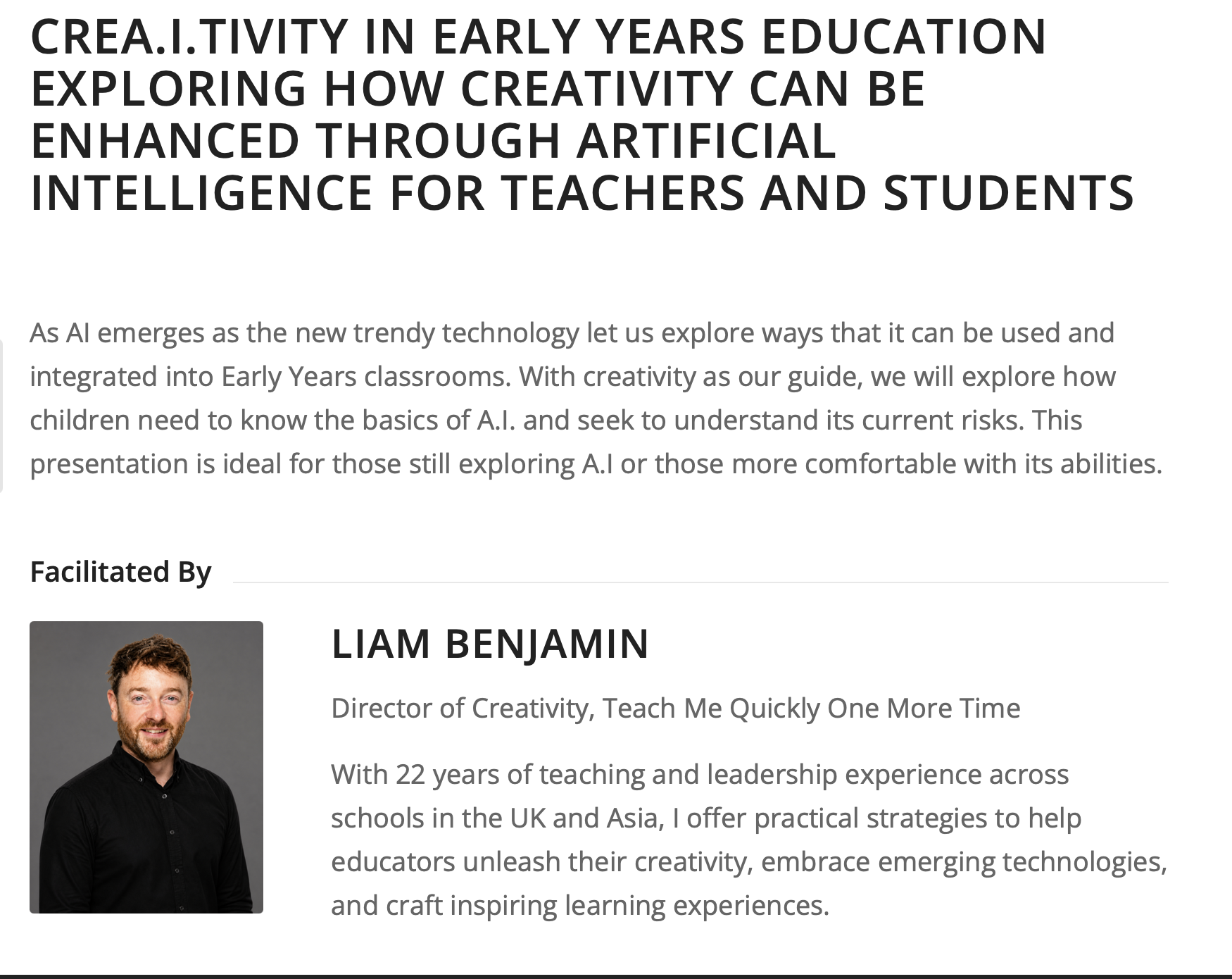 AI and Future of Education Conference (AIFE)