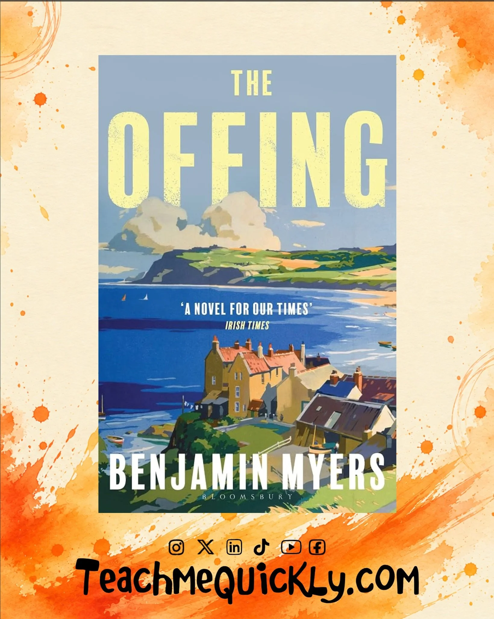 This is a beautiful story that captures the British countryside. Set post WW2 it is very much a poetic coming of age tale about acceptance, loss and potential. 
Read it? Let me know what you think!