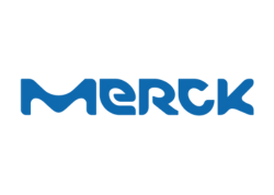 Merck Logo in Blau