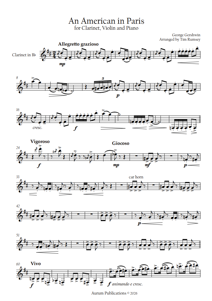 American in Paris Piano Score preview clarinet.png