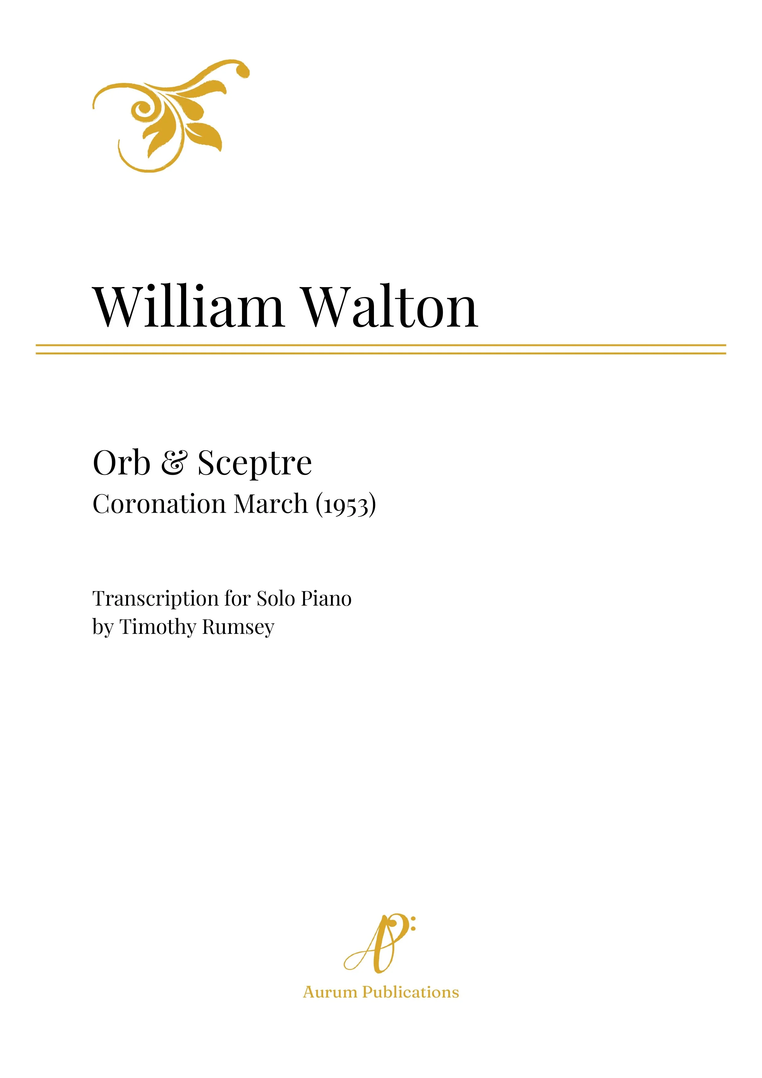 Orb & Sceptre by William Walton - Digital Download