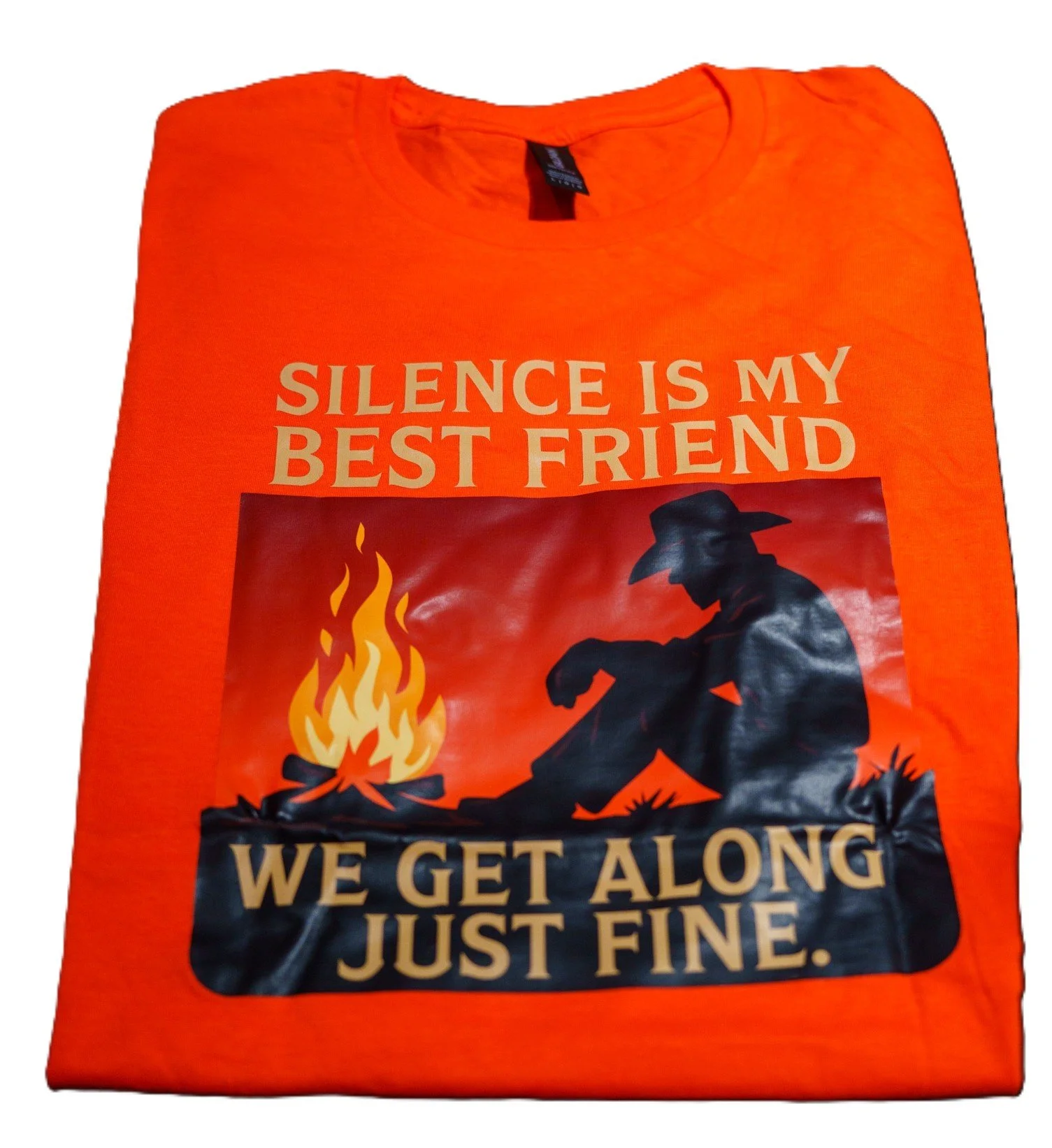 Silence Is My Best Friend — Blaze Orange Tee